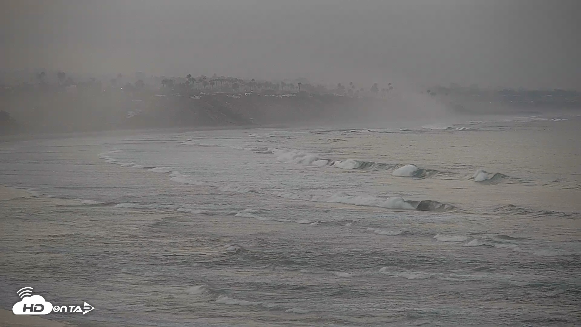 Snapshot of Terramar Point Surf Live Webcam taken Aug 17, 2026, 6:16am PDT