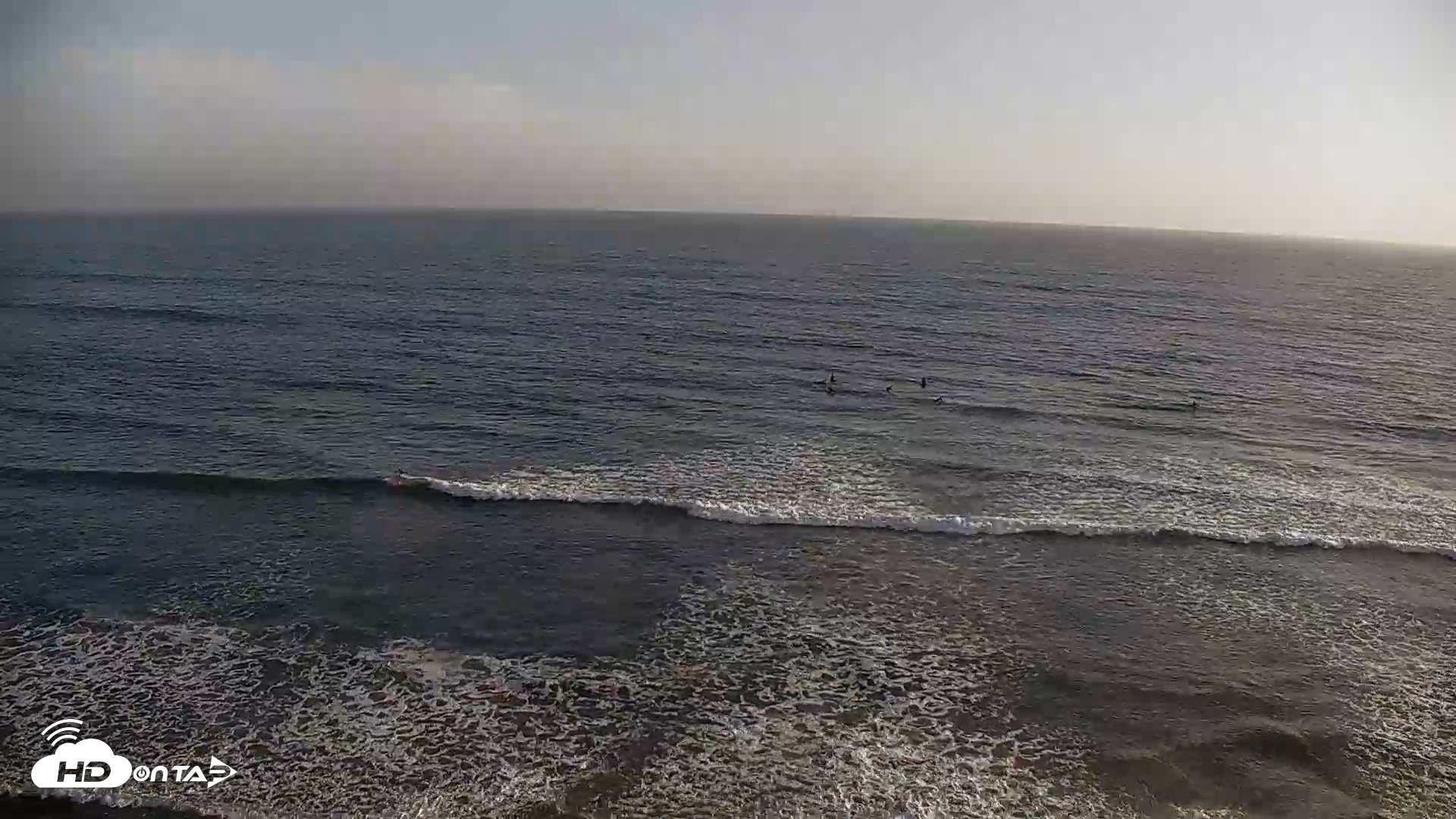 Snapshot of Terramar Point Surf Live Webcam taken May 19, 2026, 6:54pm PDT