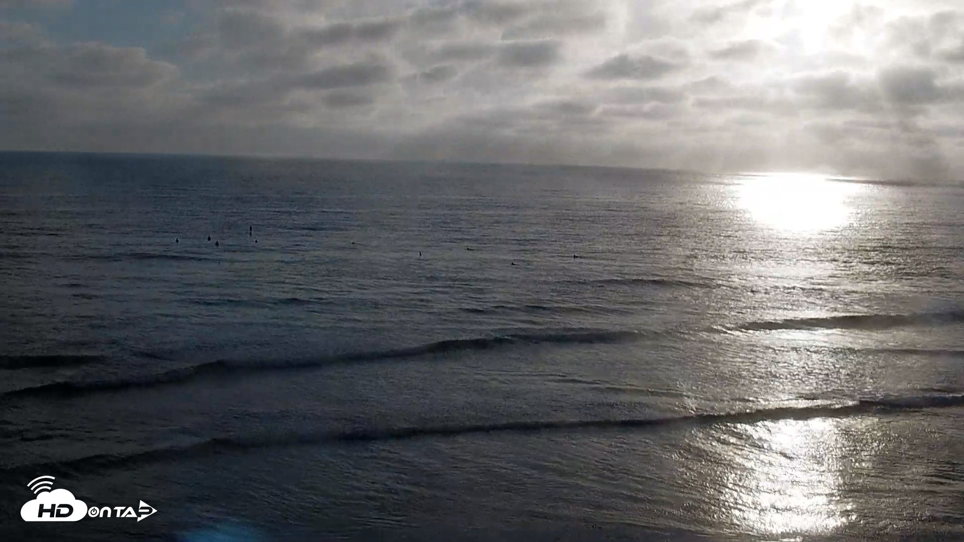 Snapshot of Terramar Point Surf Live Webcam taken Jul 19, 2026, 6:59pm PDT