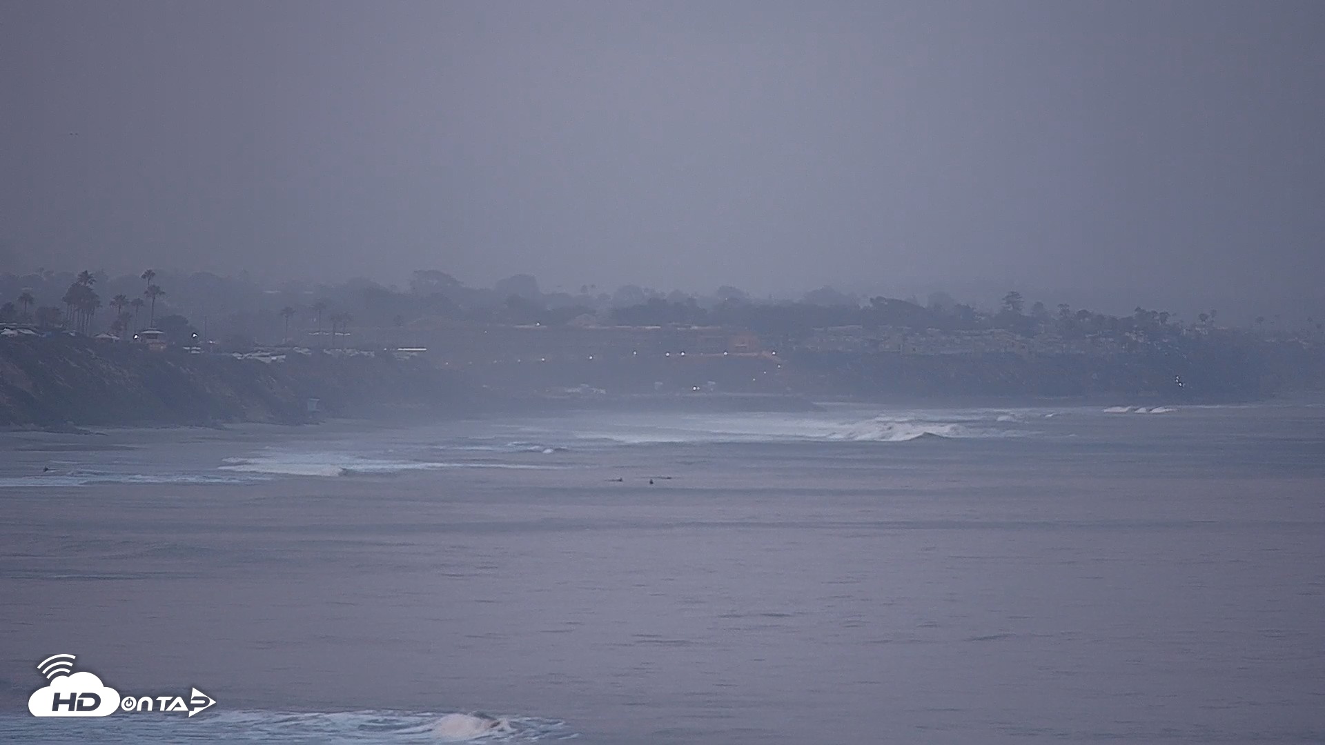 Snapshot of Terramar Point Surf Live Webcam taken Jul 4, 2026, 5:44am PDT