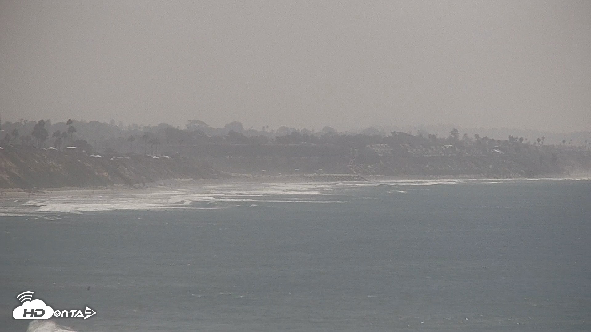 Snapshot of Terramar Point Surf Live Webcam taken Sep 23, 2026, 1:11pm PDT