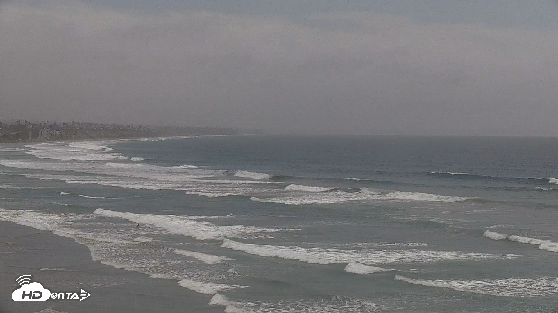 Snapshot of Terramar Point Surf Live Webcam taken Aug 27, 2026, 12:43pm PDT