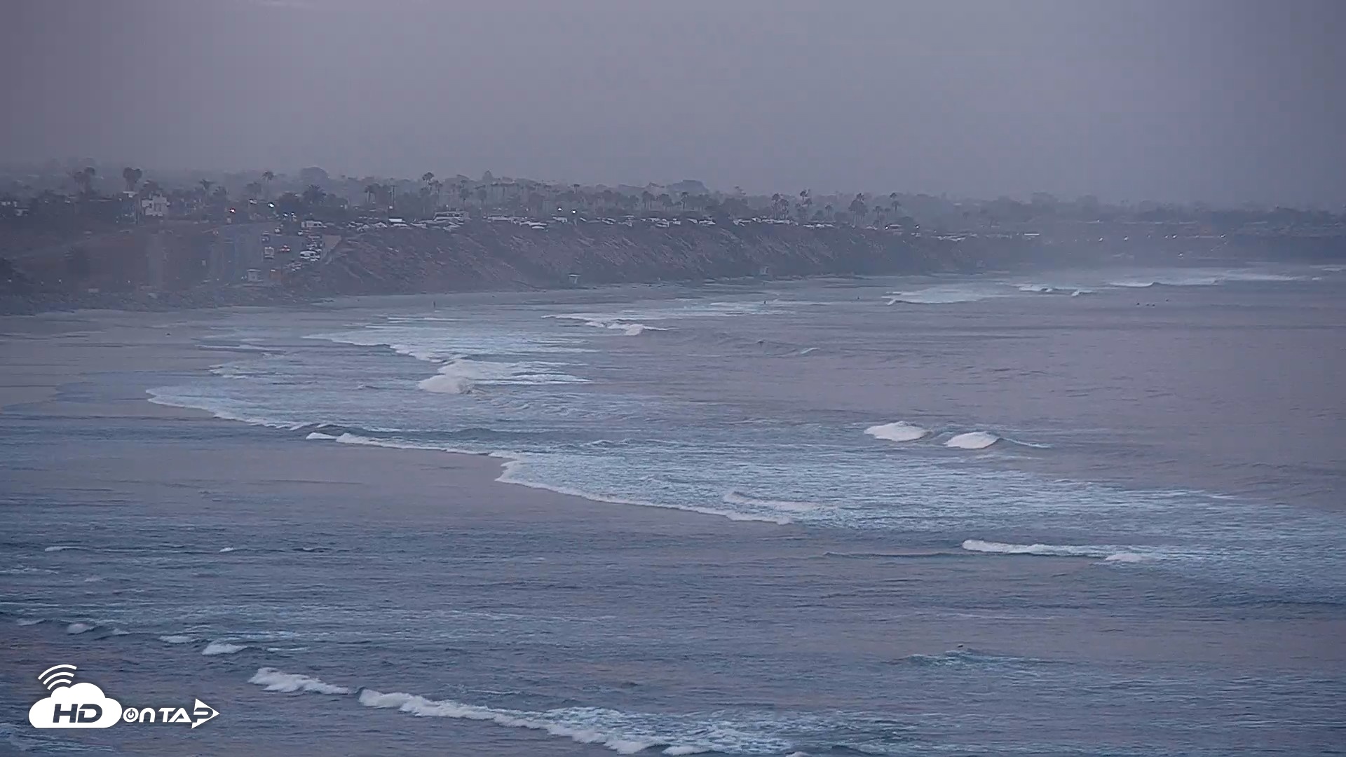 Snapshot of Terramar Point Surf Live Webcam taken Jul 4, 2026, 5:45am PDT