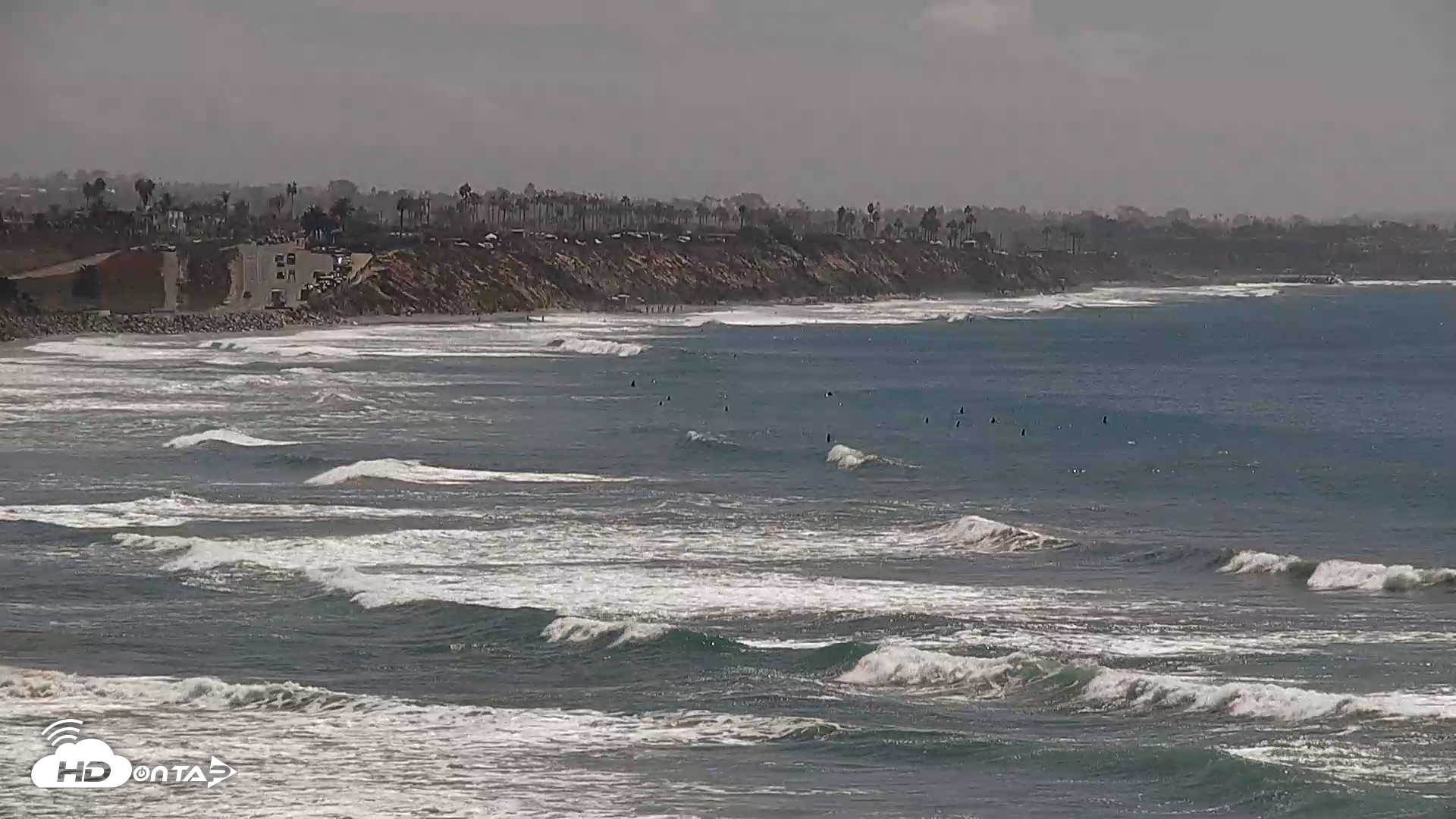 Snapshot of Terramar Point Surf Live Webcam taken Sep 28, 2026, 12:44pm PDT
