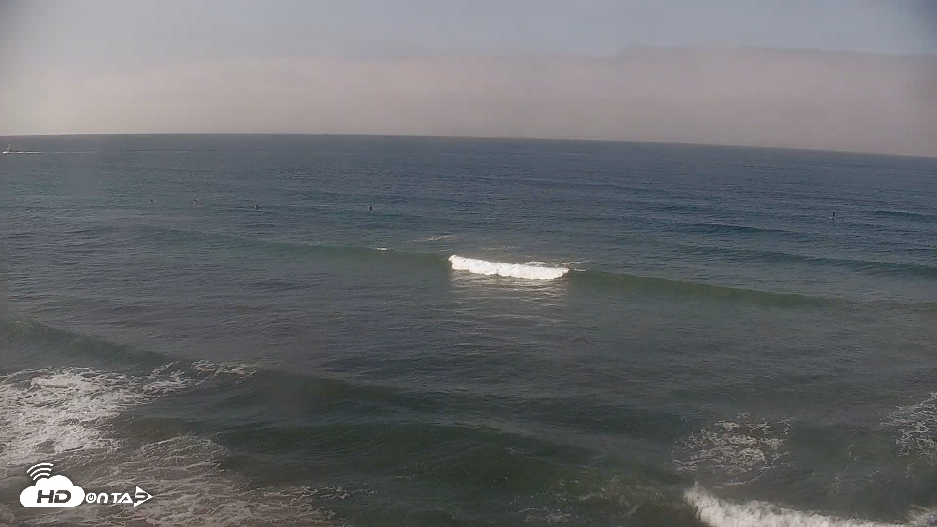 Snapshot of Terramar Point Surf Live Webcam taken Sep 14, 2026, 9:44am PDT