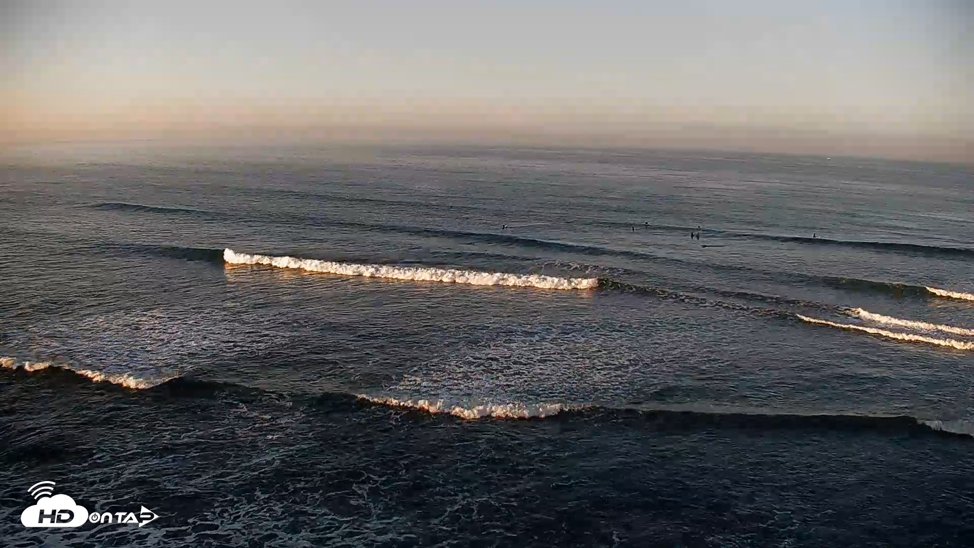 Snapshot of Terramar Point Surf Live Webcam taken Oct 28, 2025, 7:34am PDT