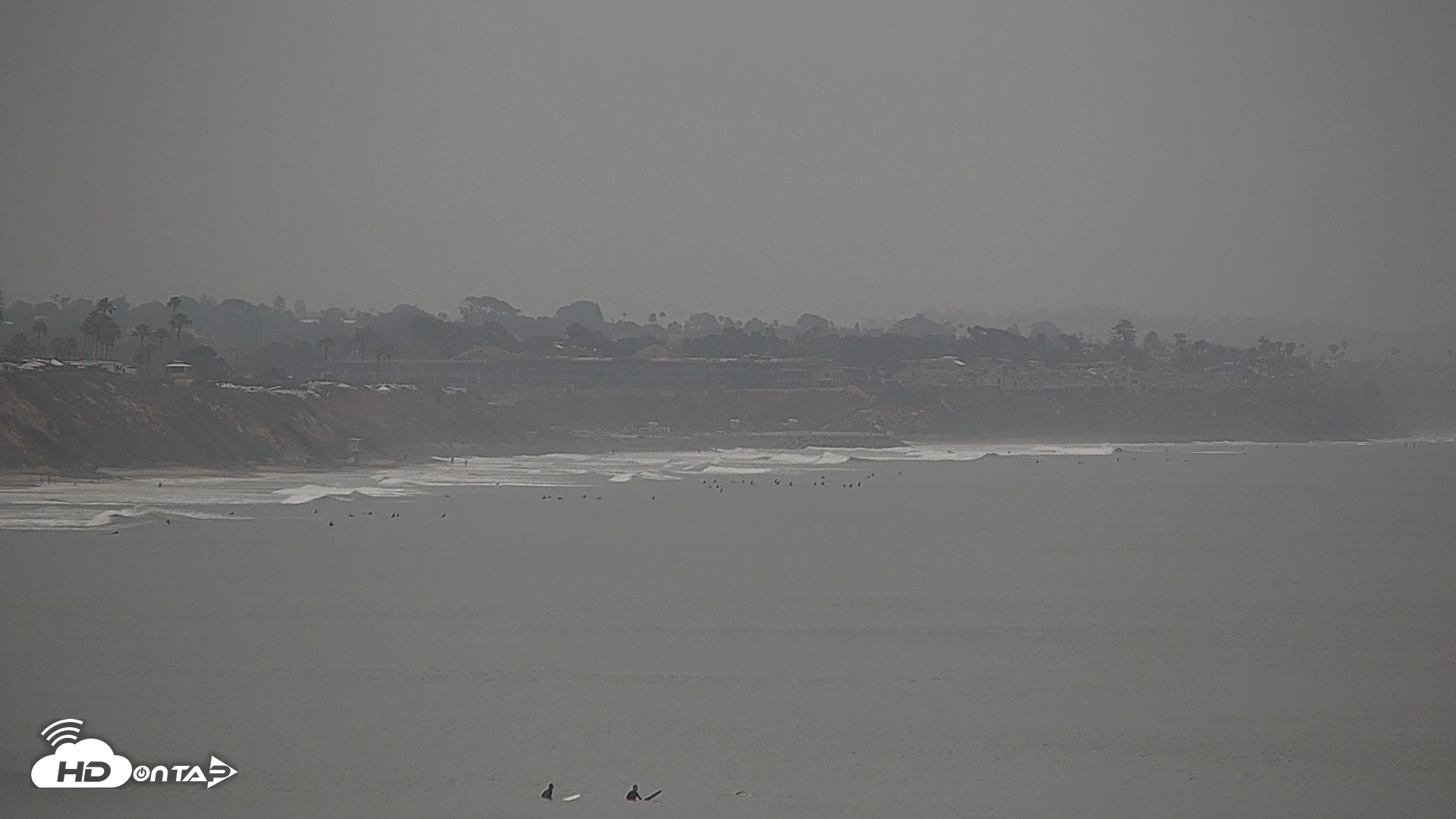 Snapshot of Terramar Point Surf Live Webcam taken Jul 12, 2026, 8:53am PDT