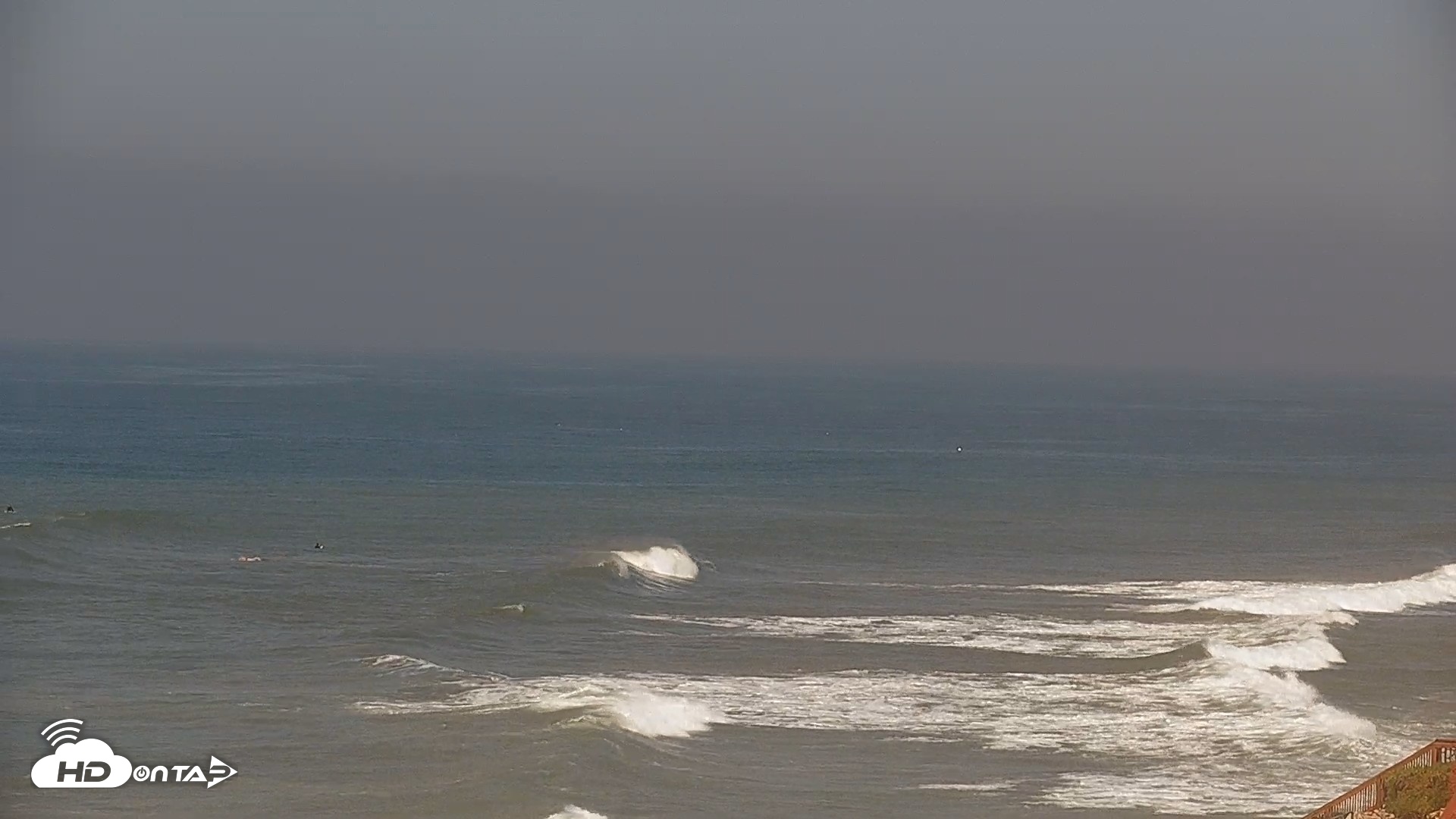 Snapshot of Terramar Point Surf Live Webcam taken Oct 9, 2026, 10:52am PDT