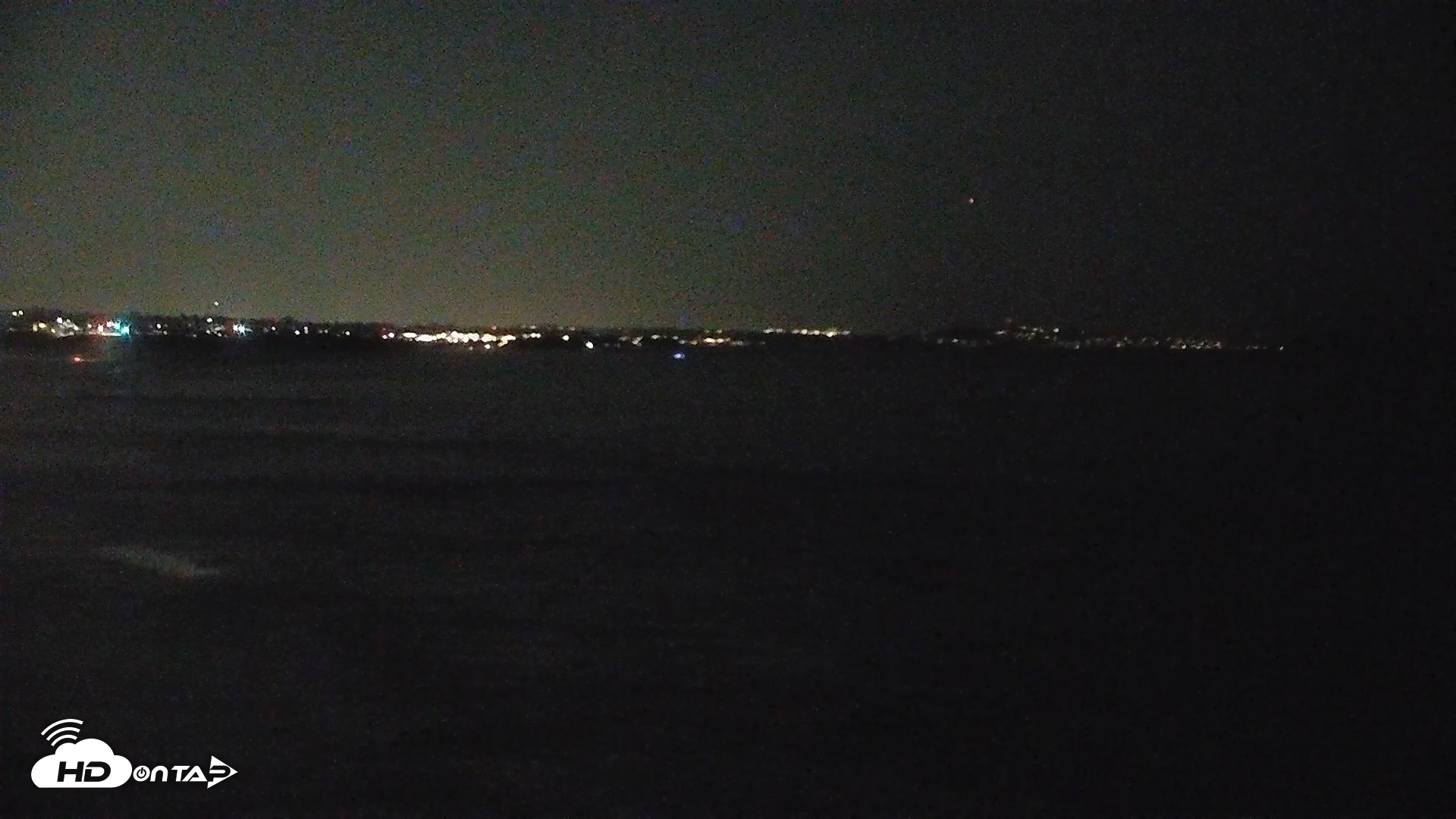 Snapshot of Terramar Point Surf Live Webcam taken Oct 6, 2026, 9:02pm PDT
