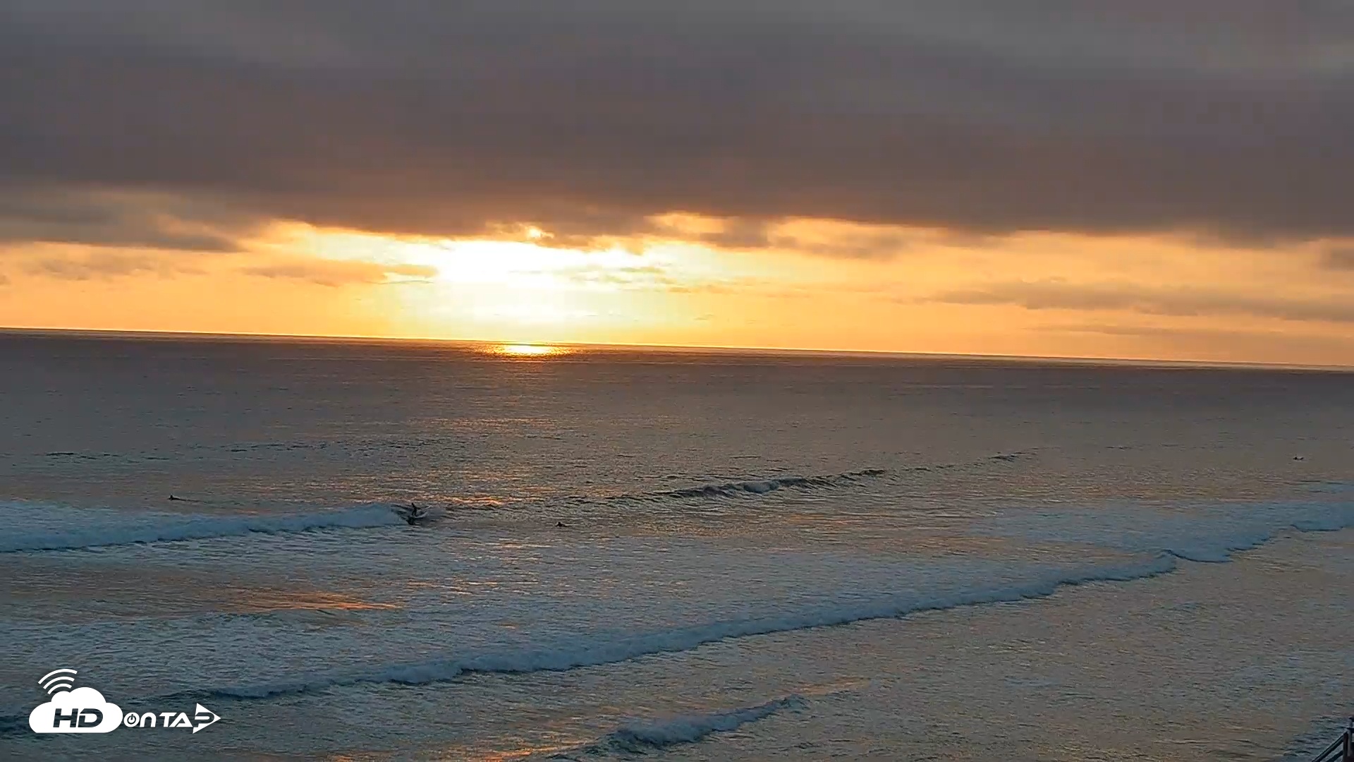 Snapshot of Terramar Point Surf Live Webcam taken Jul 18, 2025, 7:36pm PDT