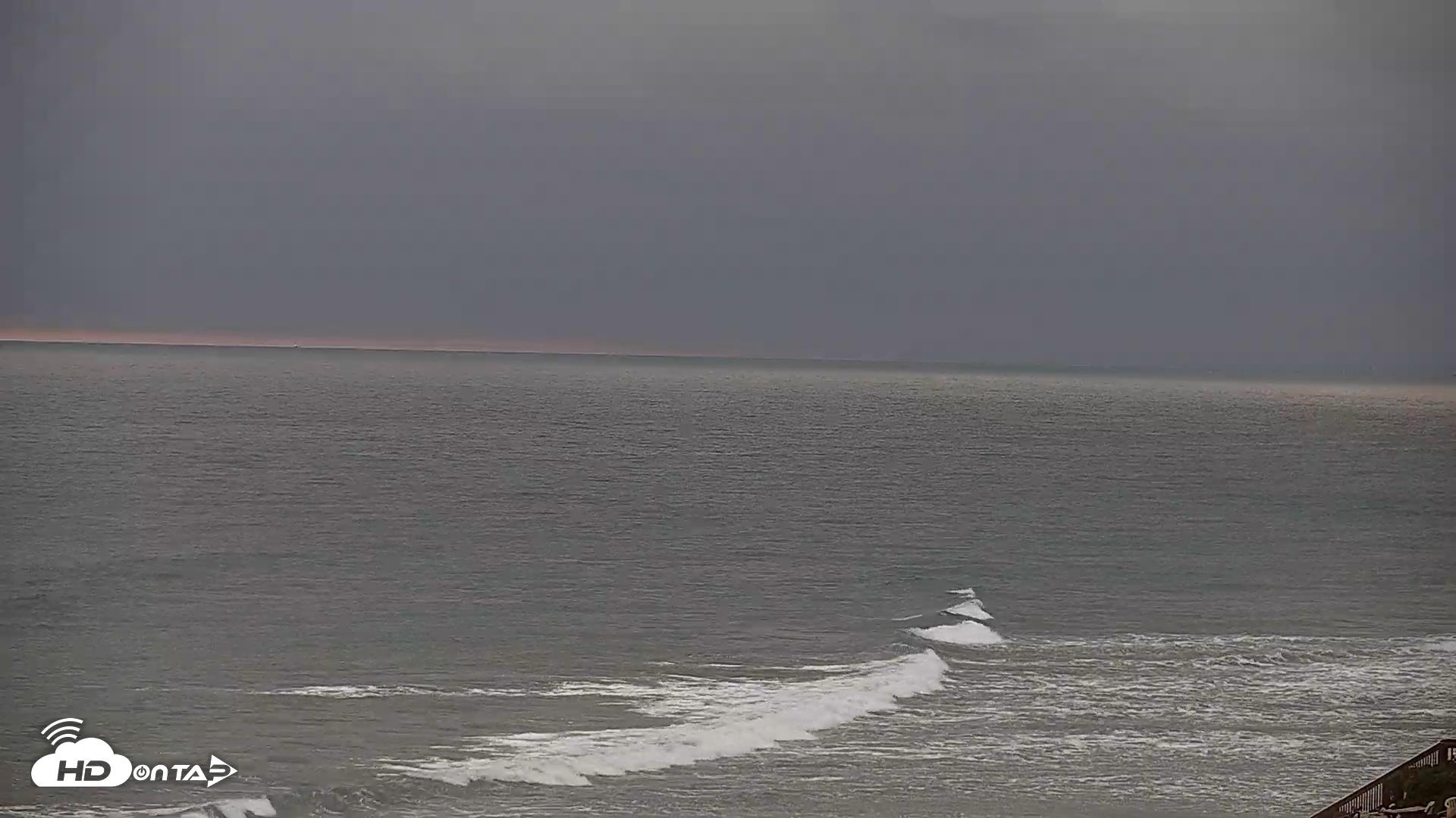 Snapshot of Terramar Point Surf Live Webcam taken May 23, 2026, 7:31pm PDT