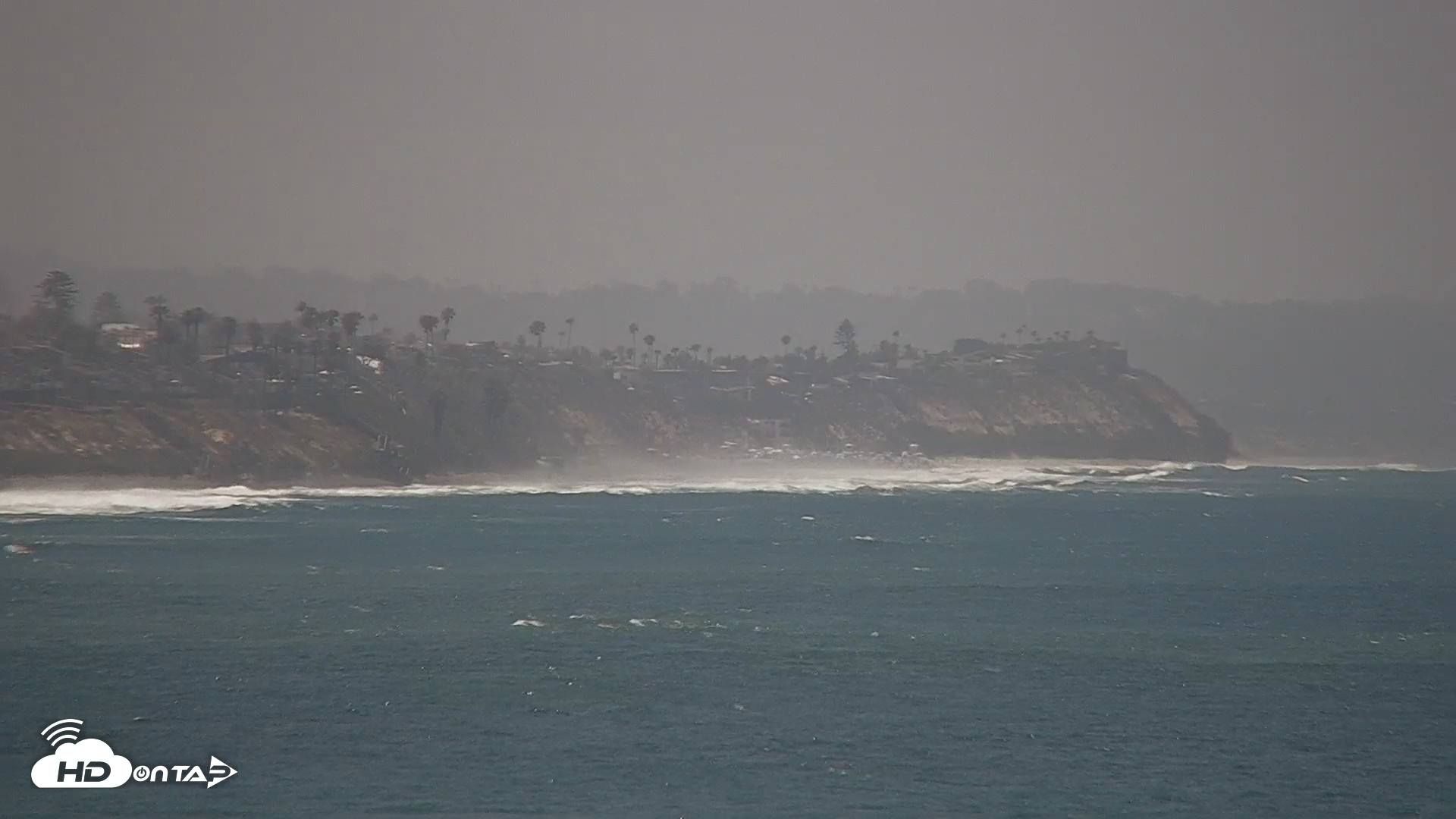 Snapshot of Terramar Point Surf Live Webcam taken Jul 7, 2026, 12:30pm PDT