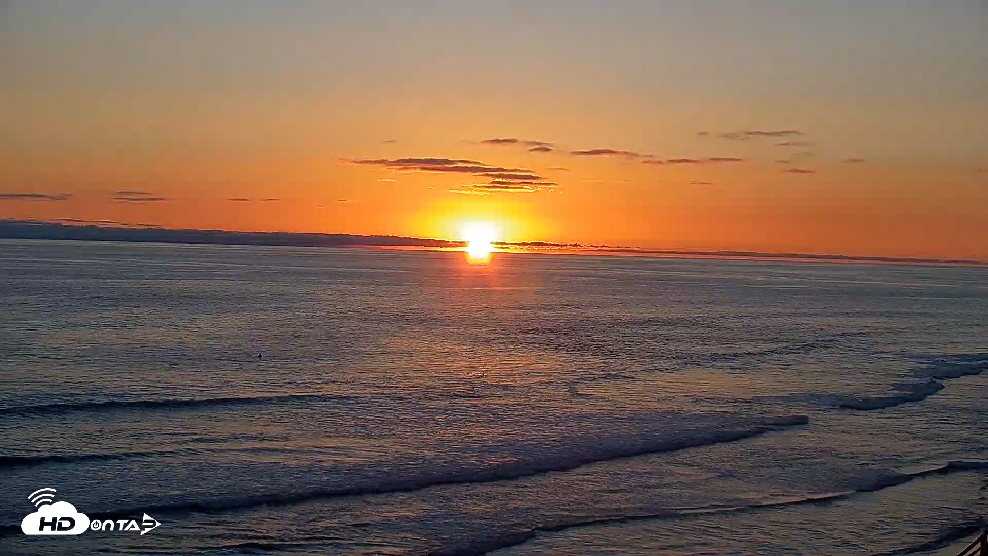 Snapshot of Terramar Point Surf Live Webcam taken Jul 16, 2025, 7:57pm PDT