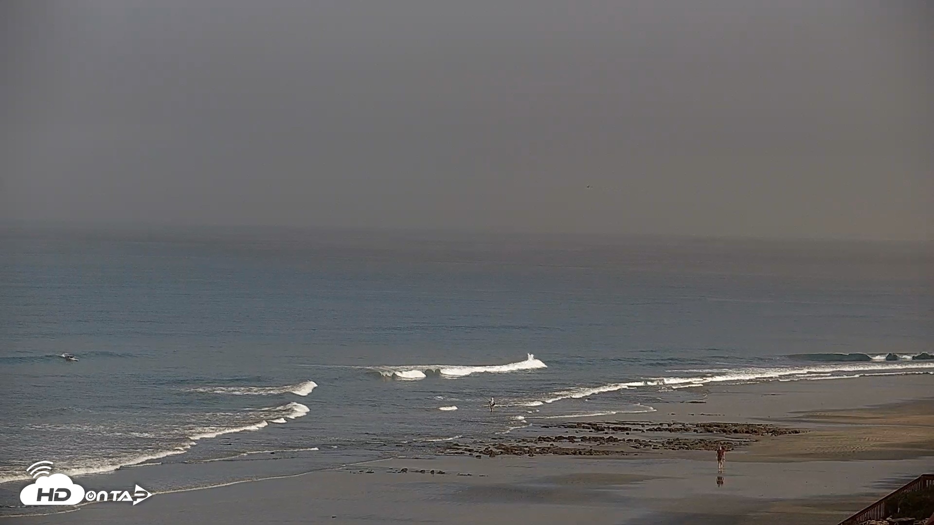 Snapshot of Terramar Point Surf Live Webcam taken May 20, 2026, 7:25am PDT