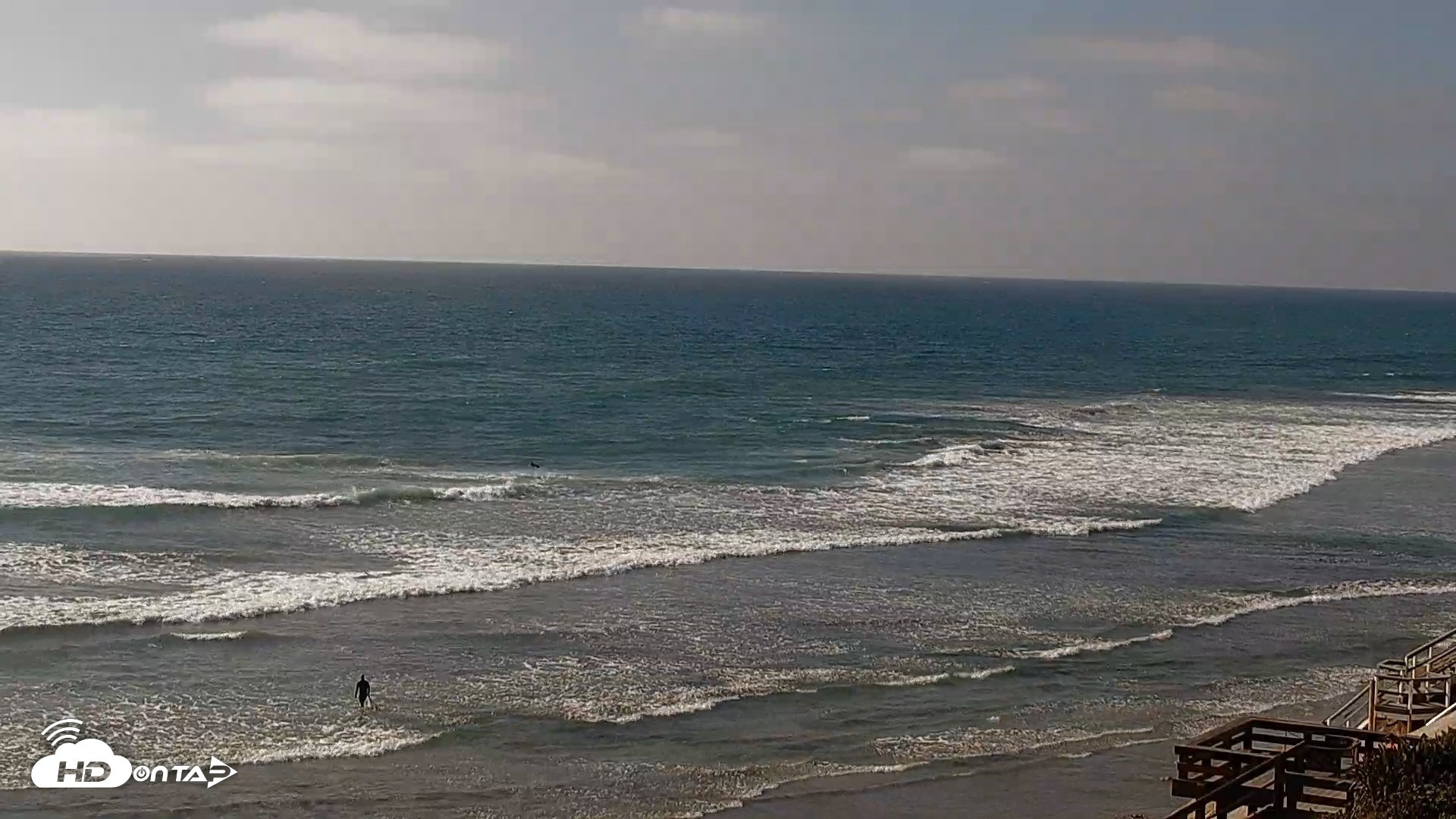 Snapshot of Terramar Point Surf Live Webcam taken Sep 25, 2026, 3:49pm PDT