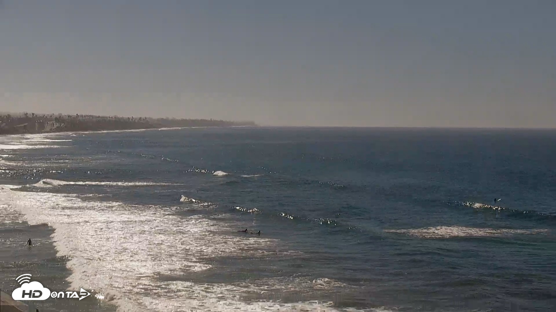 Snapshot of Terramar Point Surf Live Webcam taken Oct 2, 2026, 10:33am PDT