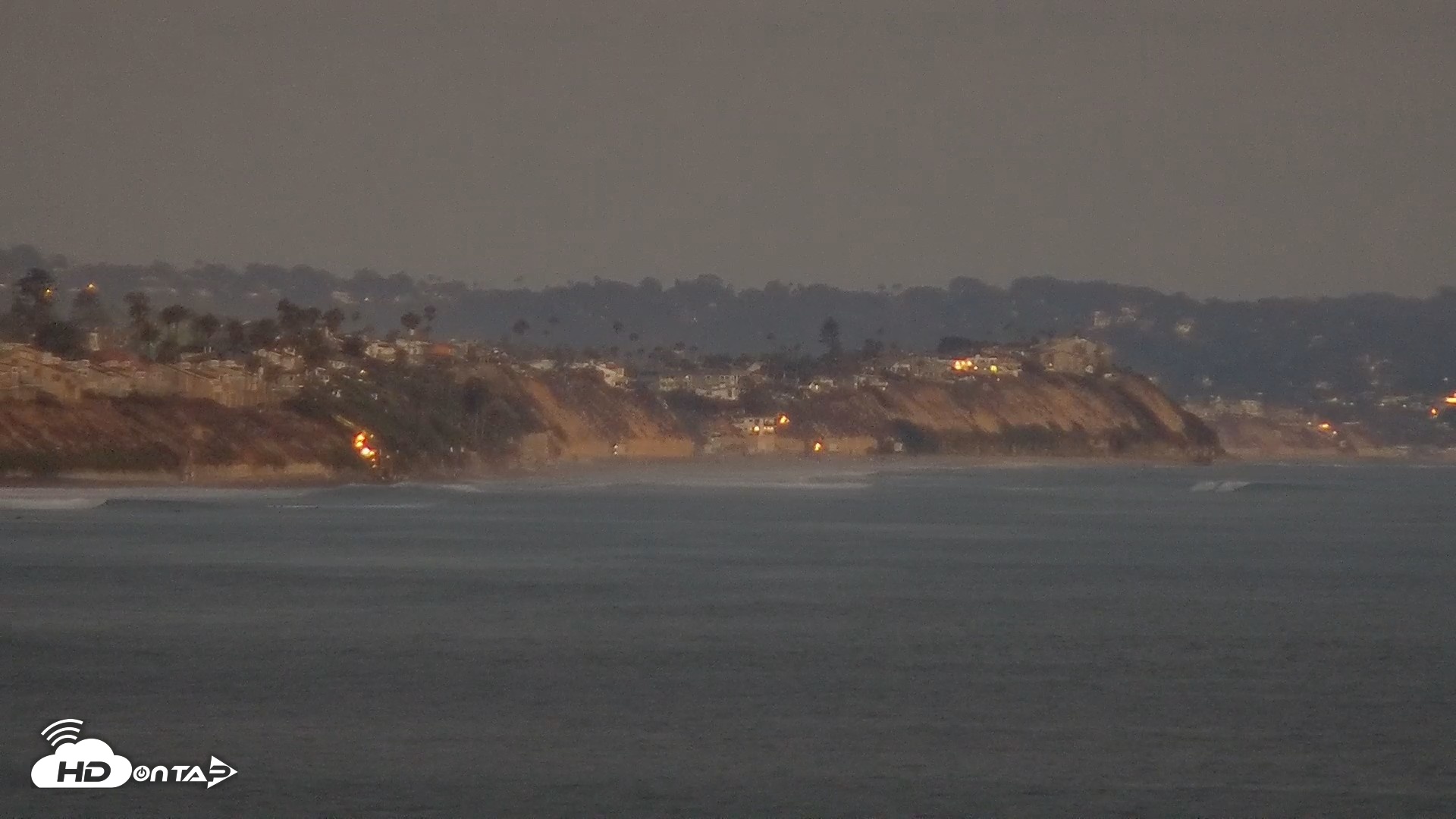 Snapshot of Terramar Point Surf Live Webcam taken Aug 14, 2026, 7:58pm PDT