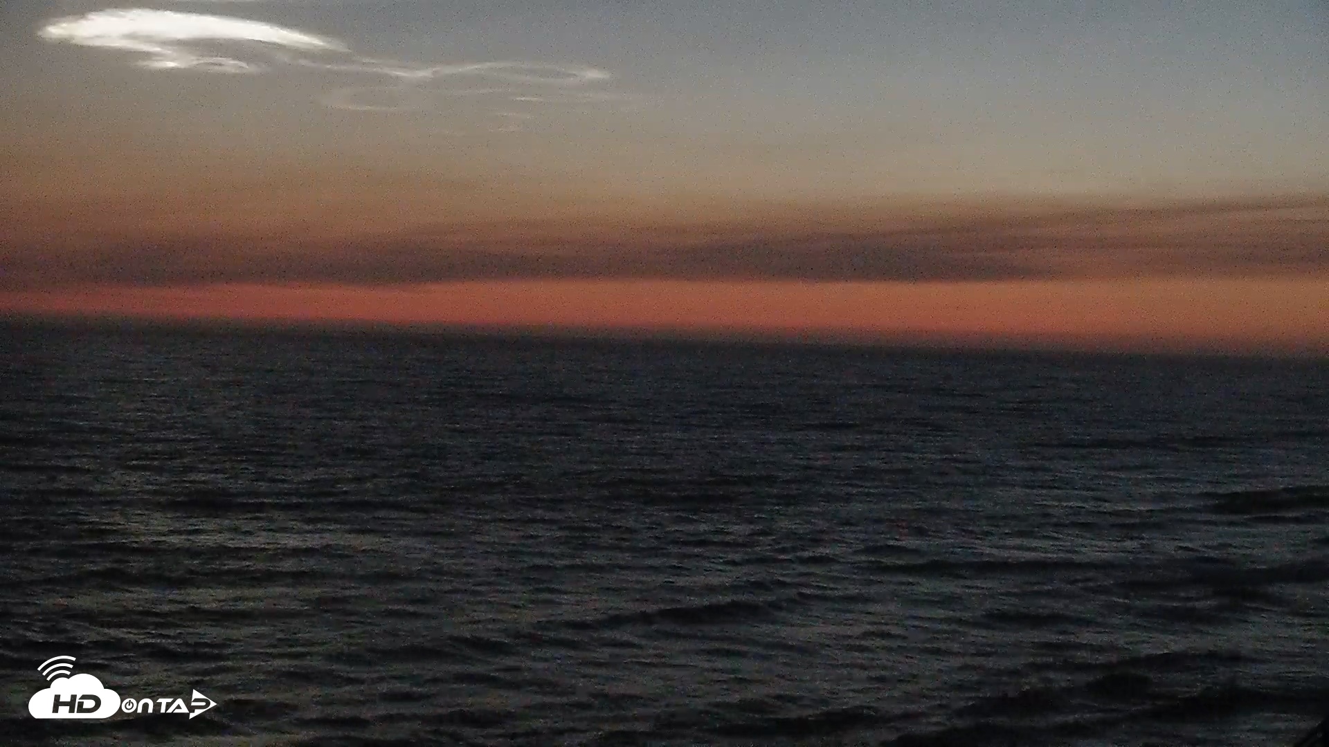 Snapshot of Terramar Point Surf Live Webcam taken May 19, 2026, 8:29pm PDT
