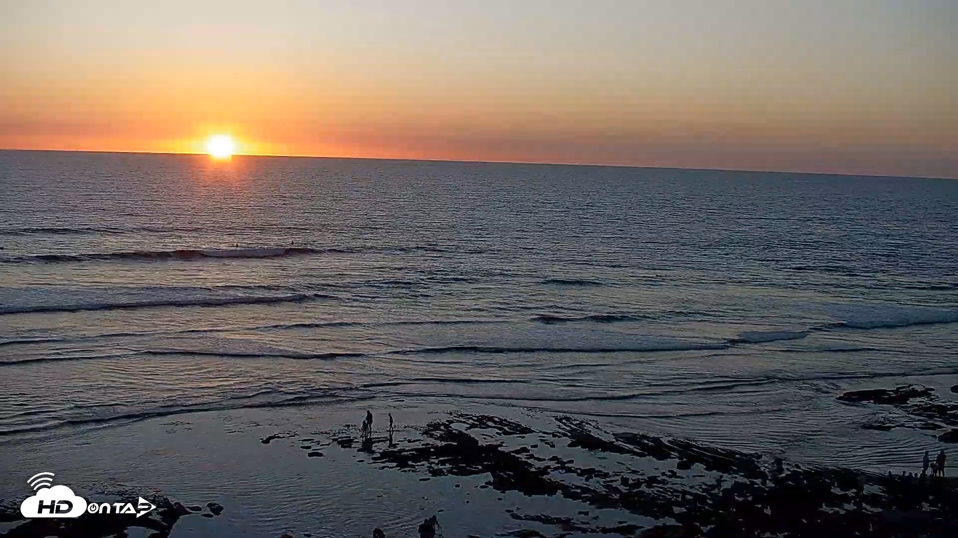 Snapshot of Terramar Point Surf Live Webcam taken Oct 8, 2025, 6:22pm PDT