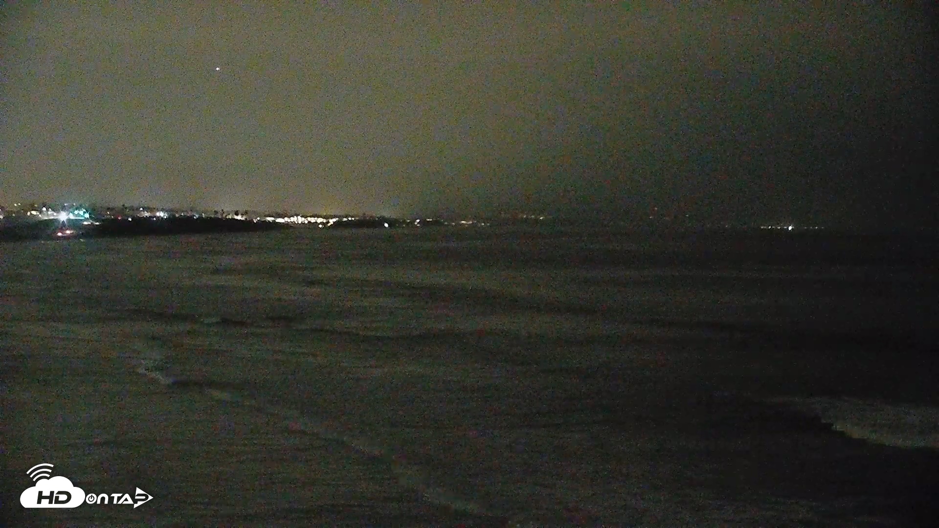 Snapshot of Terramar Point Surf Live Webcam taken Sep 27, 2026, 8:22pm PDT
