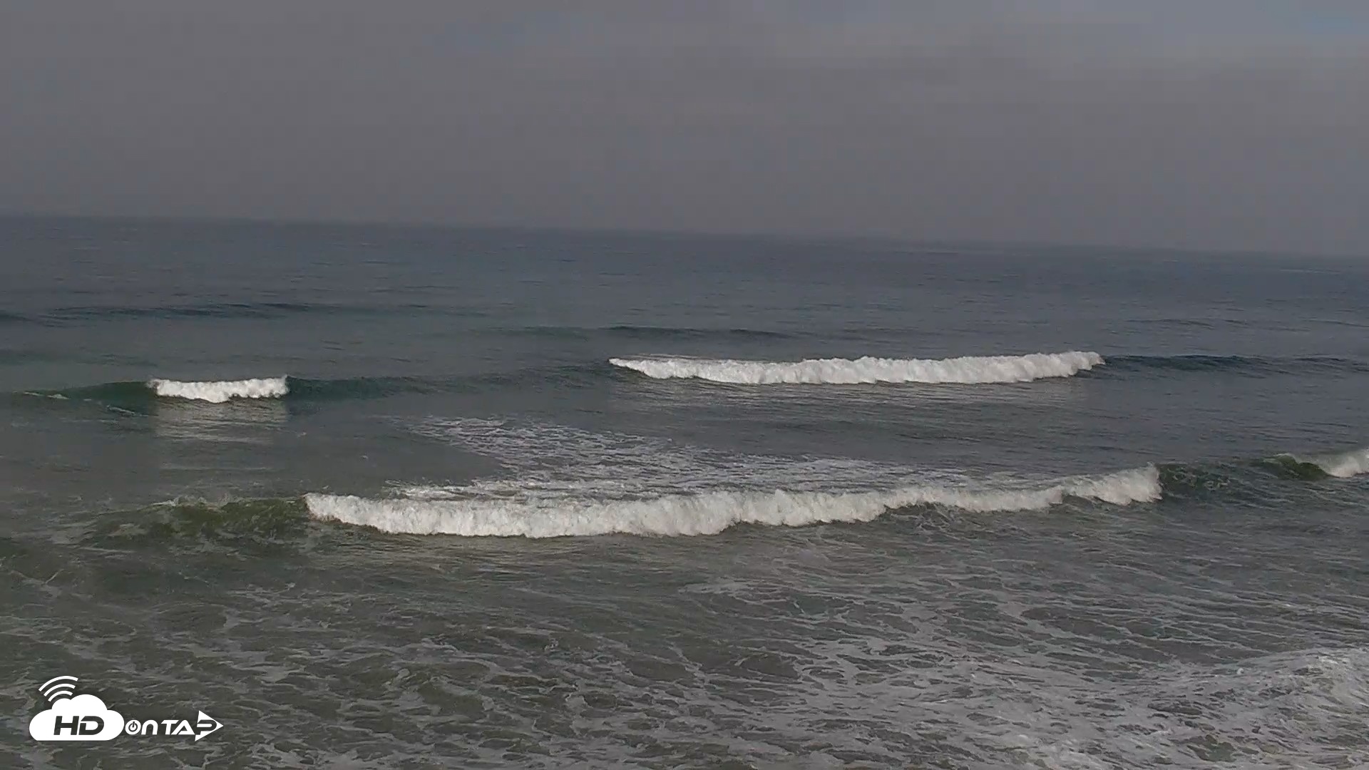 Snapshot of Terramar Point Surf Live Webcam taken Oct 9, 2026, 9:18am PDT