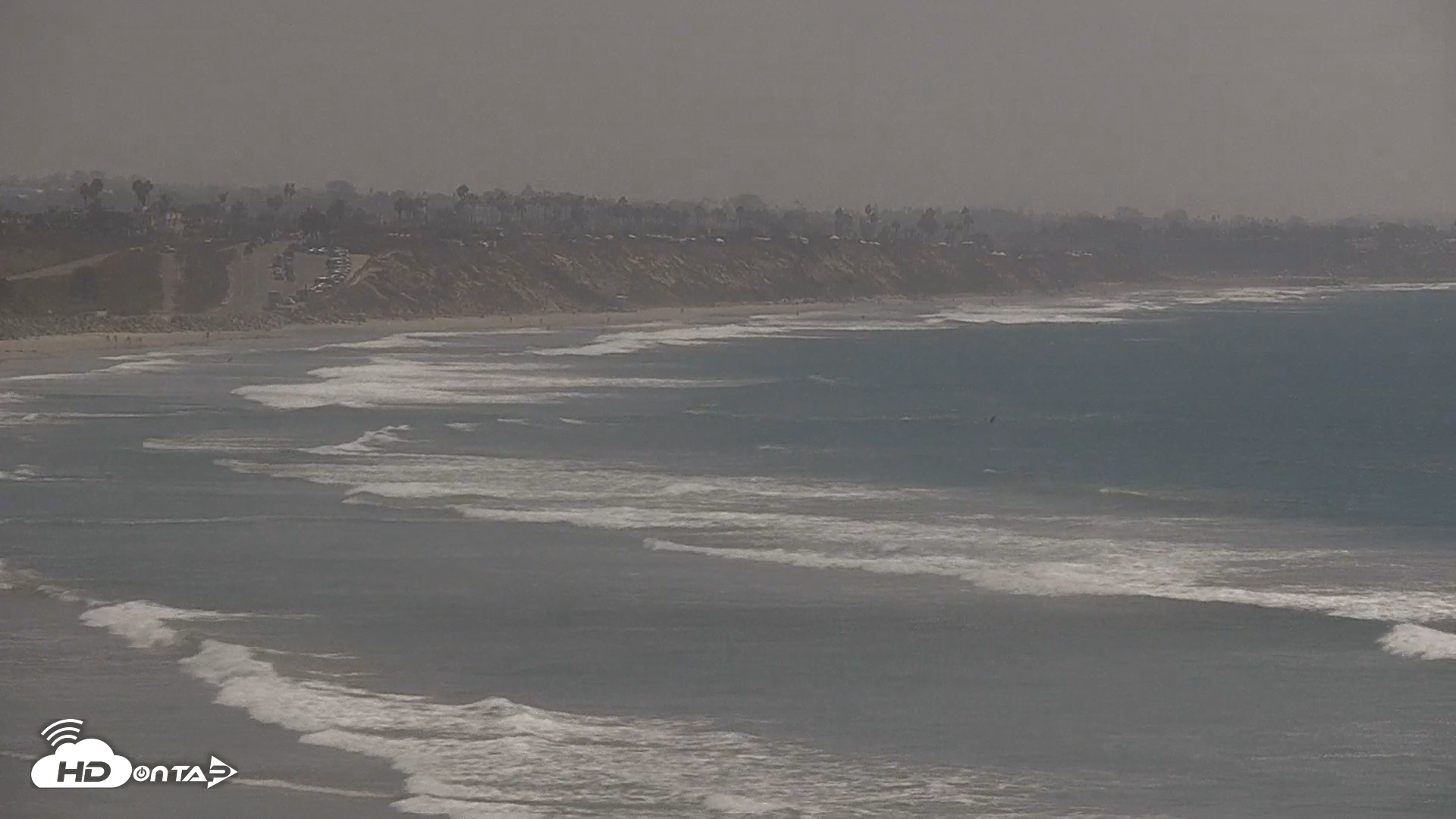 Snapshot of Terramar Point Surf Live Webcam taken Sep 23, 2026, 1:11pm PDT