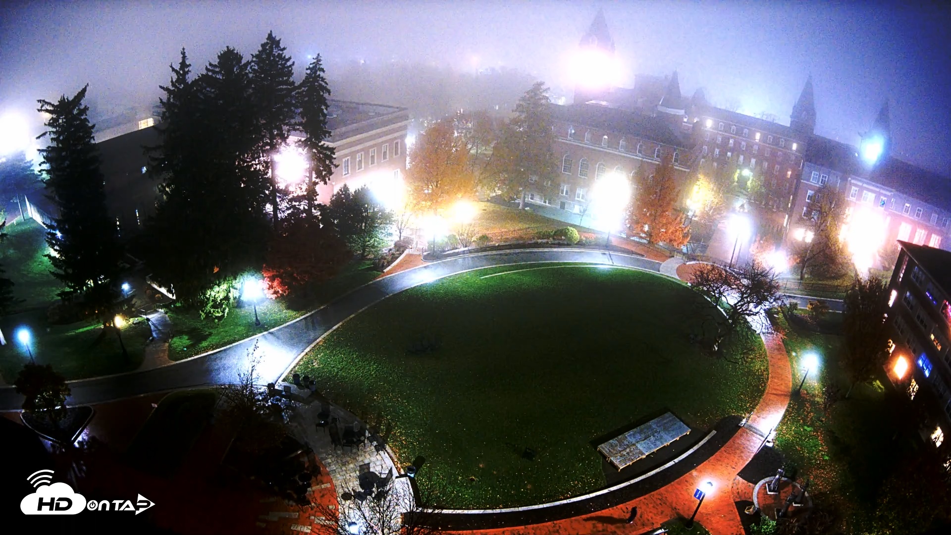 Snapshot of Holy Cross Hogan Courtyard Live Webcam taken Nov 10, 2025, 12:39am EST