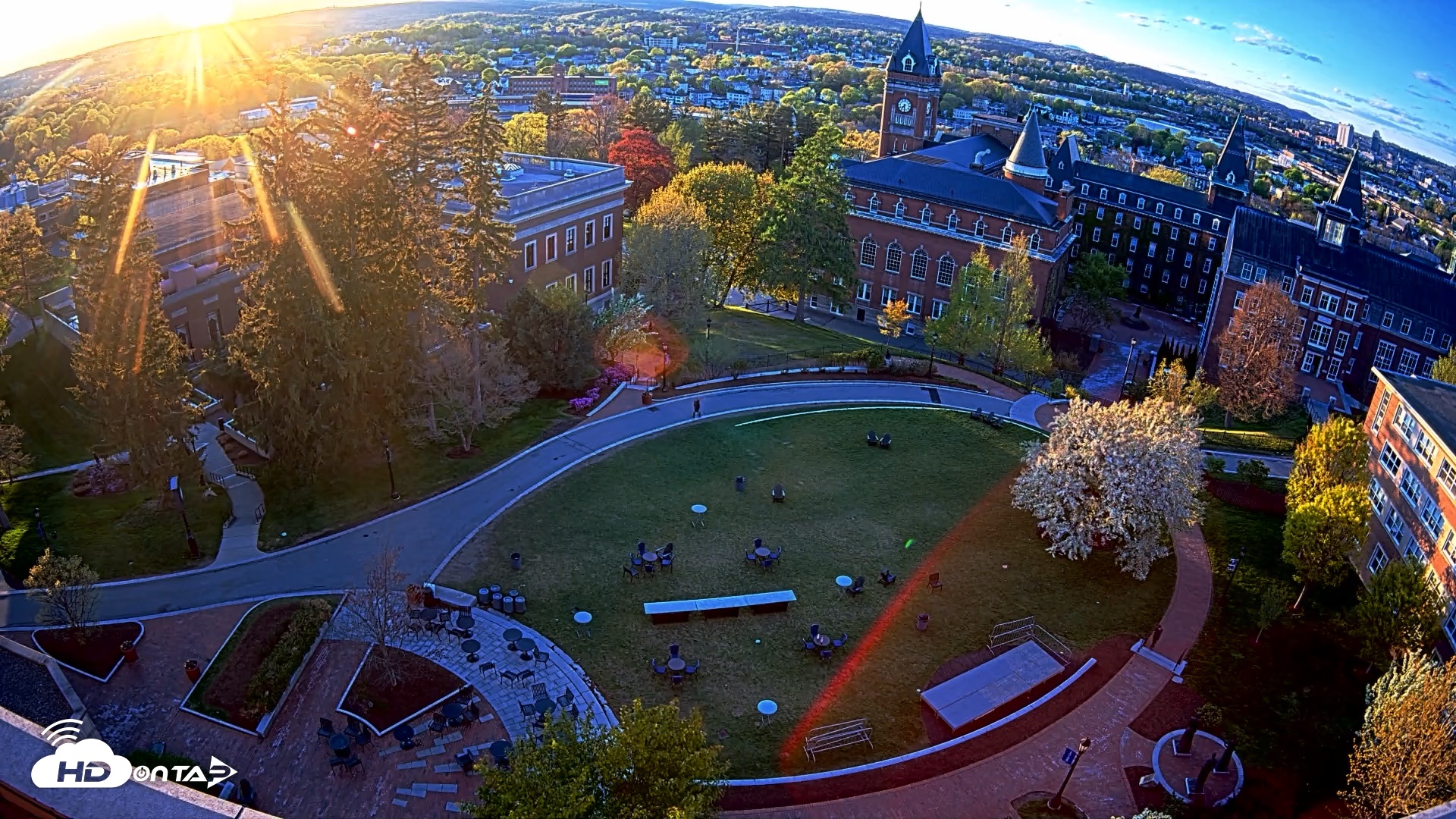 Snapshot of Holy Cross Hogan Courtyard Live Webcam taken May 3, 2026, 7:26pm EDT