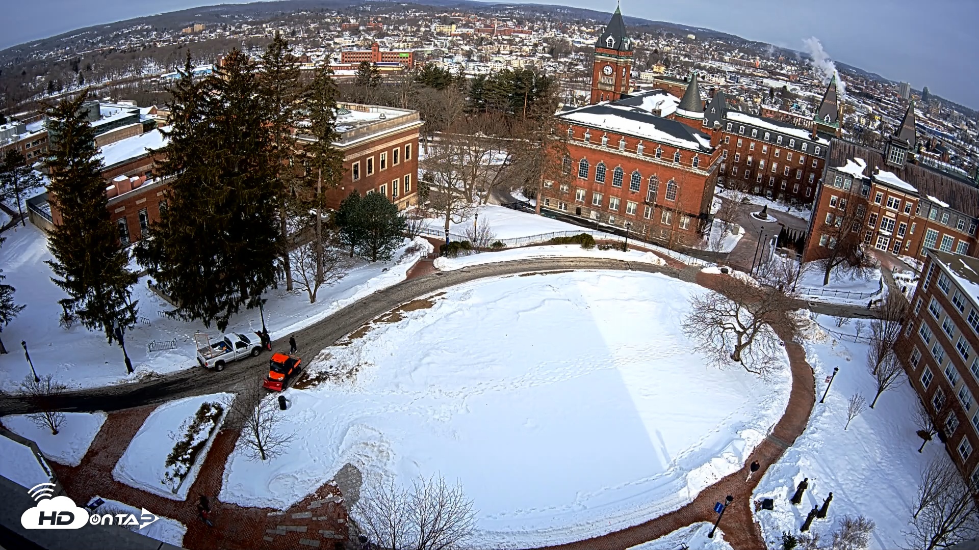 Snapshot of Holy Cross Hogan Courtyard Live Webcam taken Feb 6, 2026, 9:25am EST