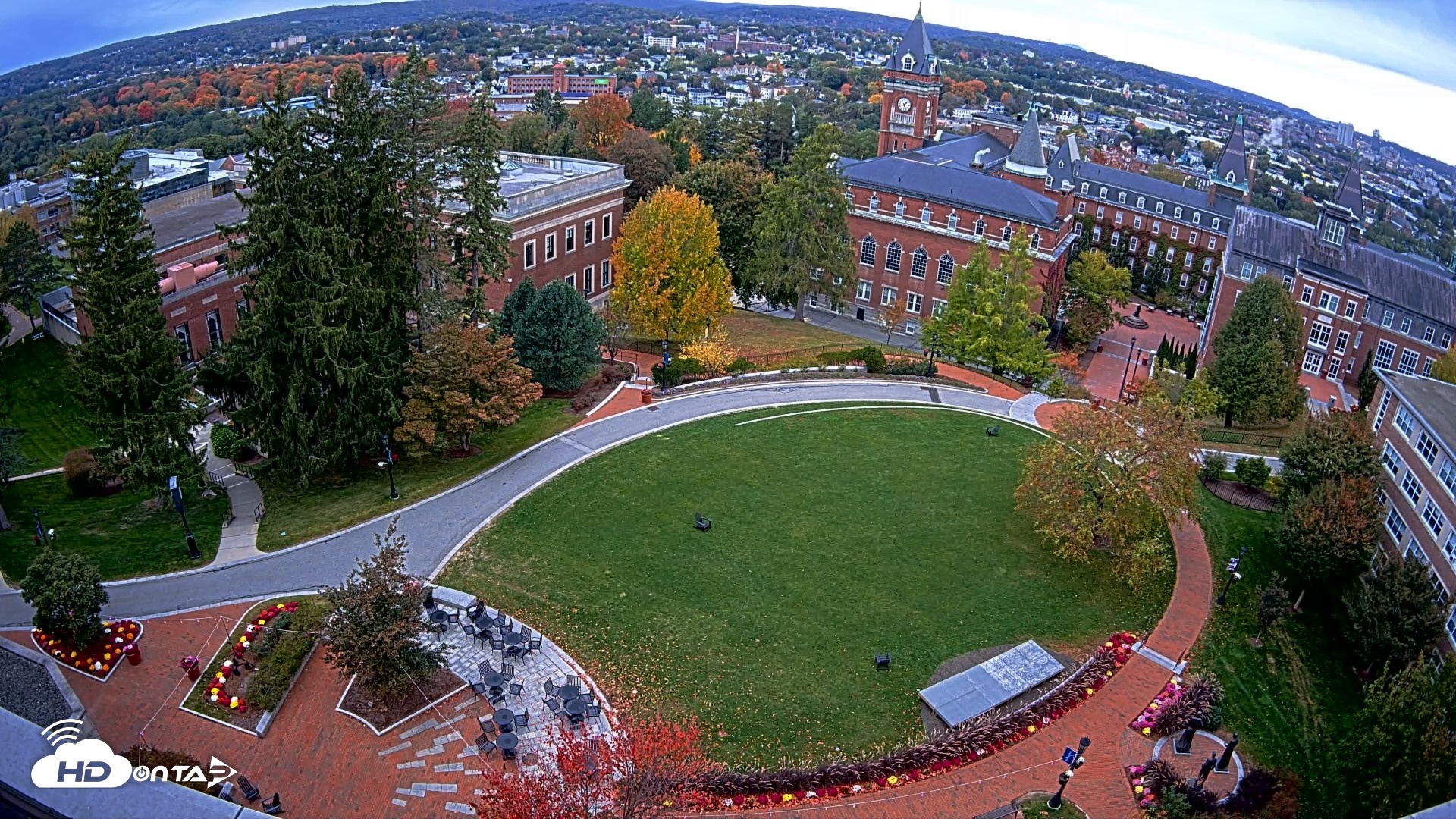 Snapshot of Holy Cross Hogan Courtyard Live Webcam taken Oct 11, 2026, 8:19am EDT