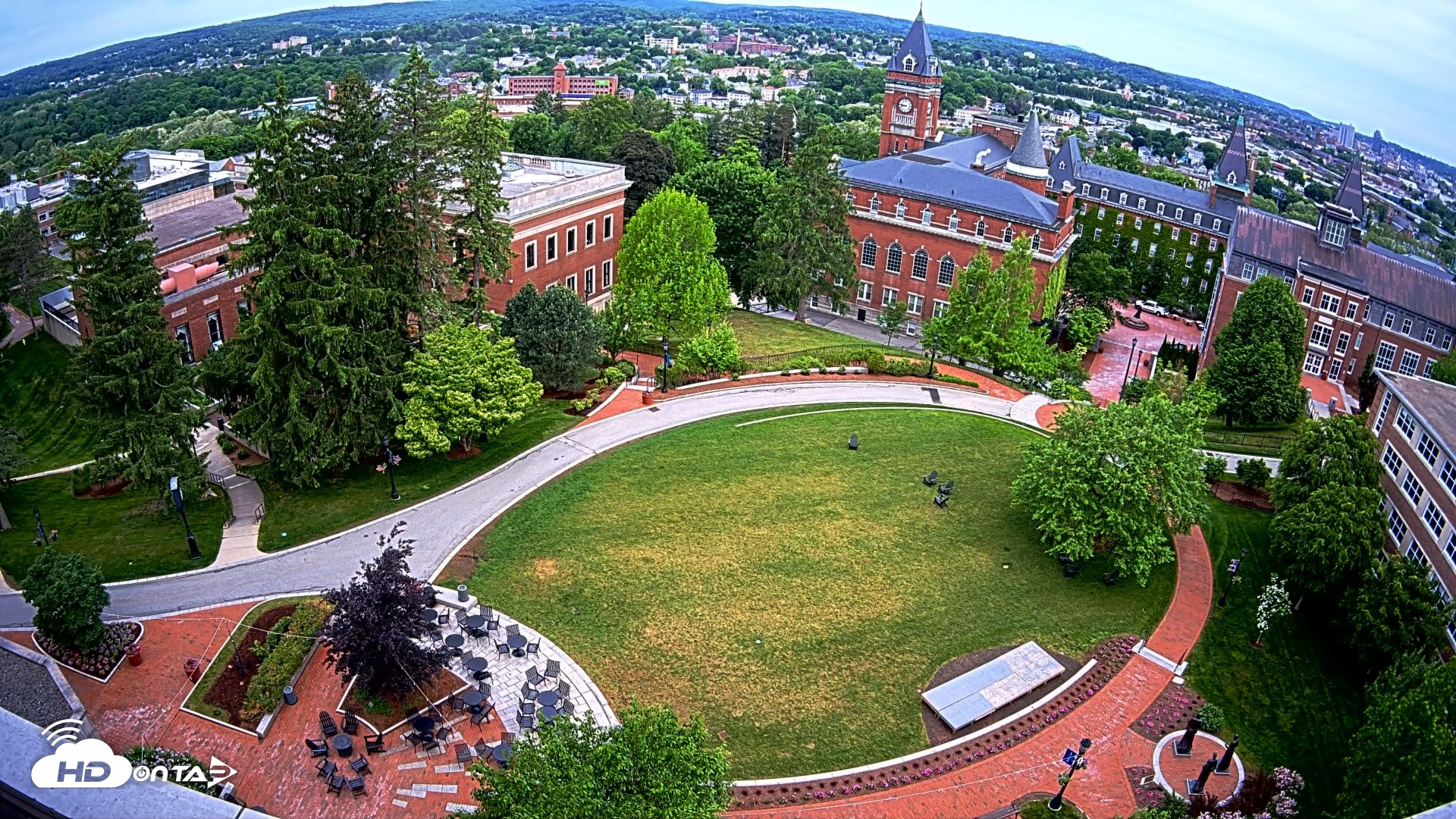 Snapshot of Holy Cross Hogan Courtyard Live Webcam taken May 27, 2026, 8:45am EDT