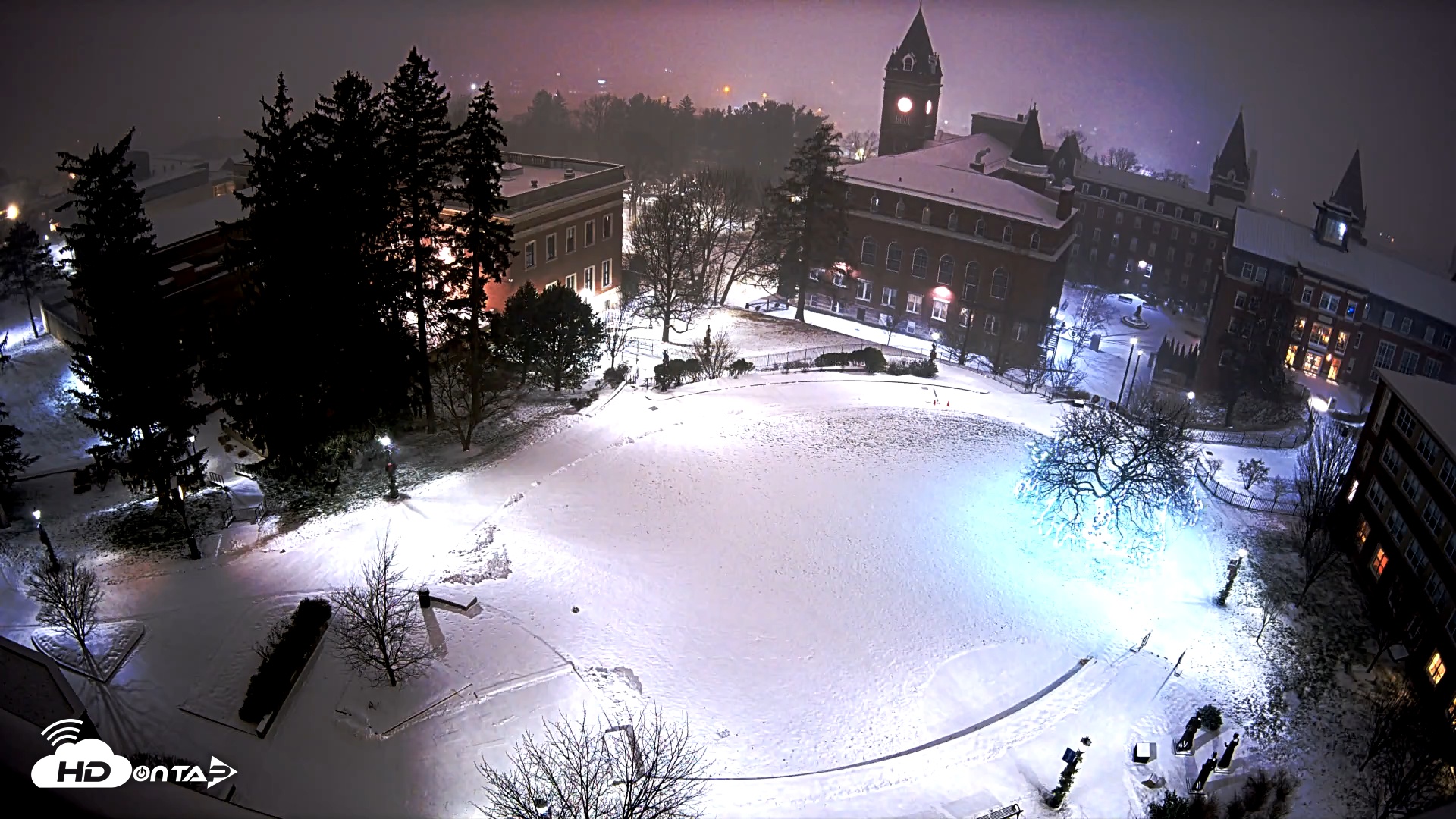 Snapshot of Holy Cross Hogan Courtyard Live Webcam taken Dec 26, 2025, 9:59pm EST