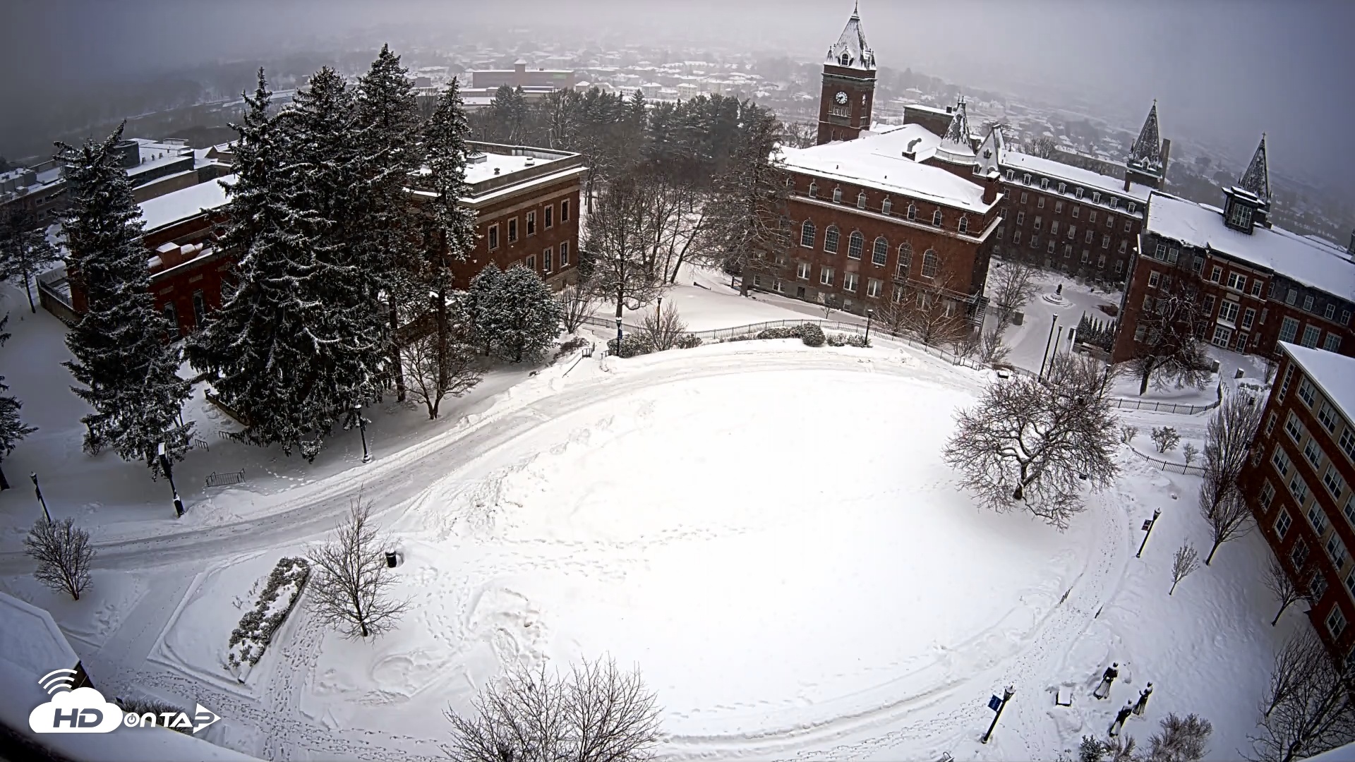 Snapshot of Holy Cross Hogan Courtyard Live Webcam taken Feb 7, 2026, 8:32am EST