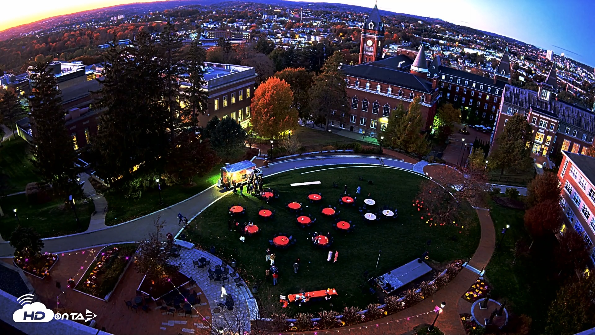 Snapshot of Holy Cross Hogan Courtyard Live Webcam taken Oct 26, 2025, 6:10pm EDT