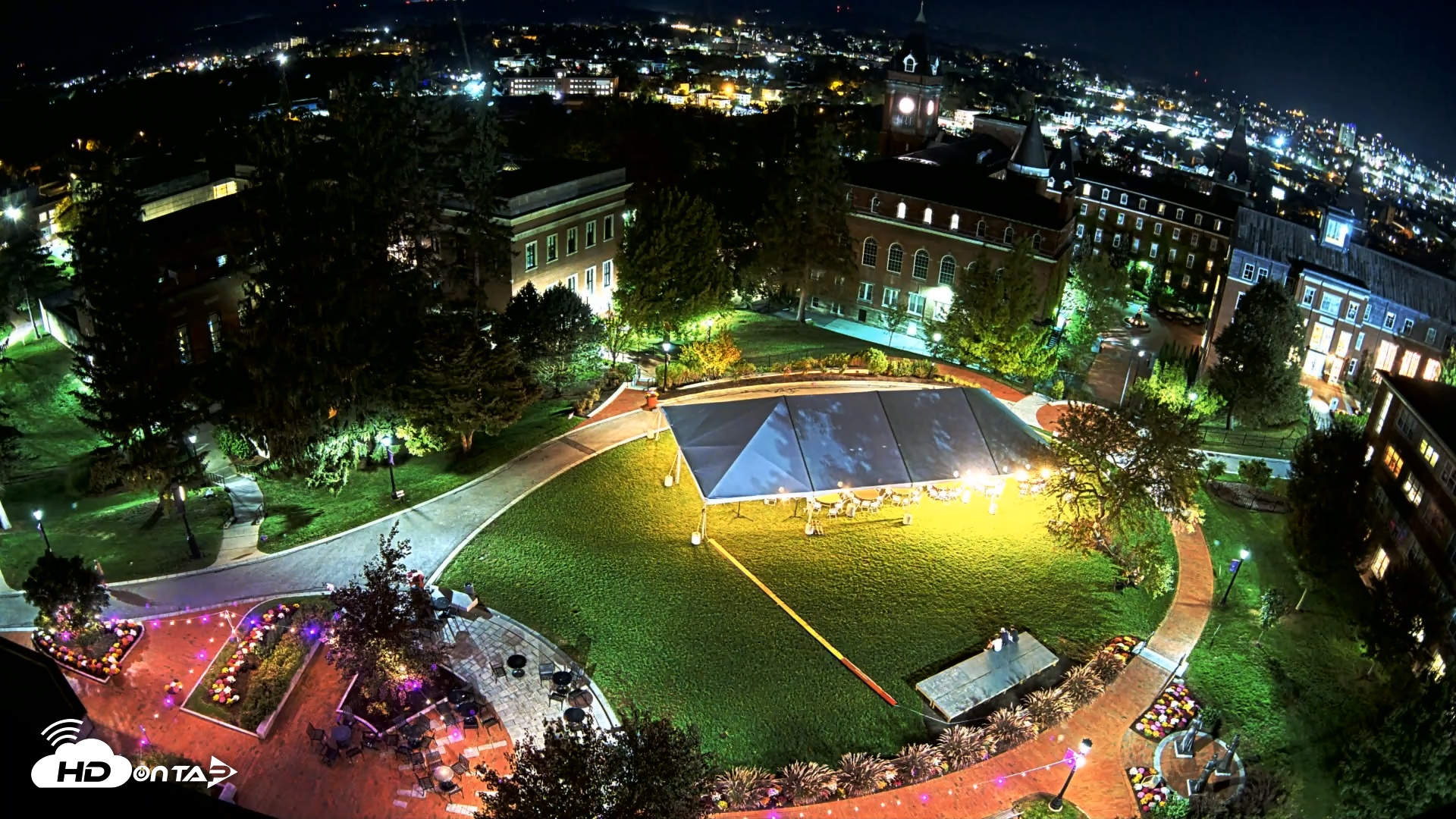 Snapshot of Holy Cross Hogan Courtyard Live Webcam taken Sep 26, 2025, 11:45pm EDT