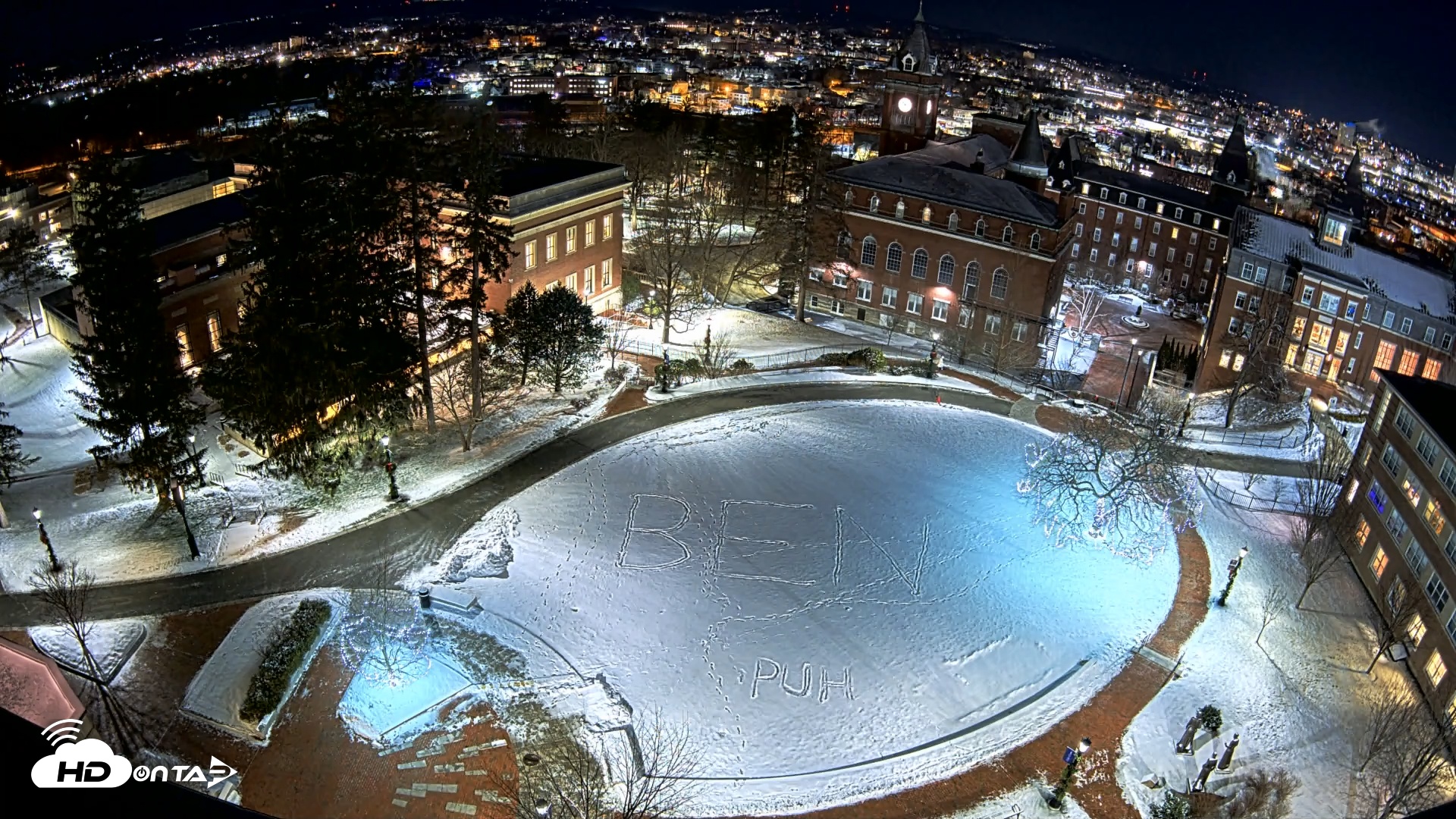 Snapshot of Holy Cross Hogan Courtyard Live Webcam taken Dec 14, 2025, 11:05pm EST