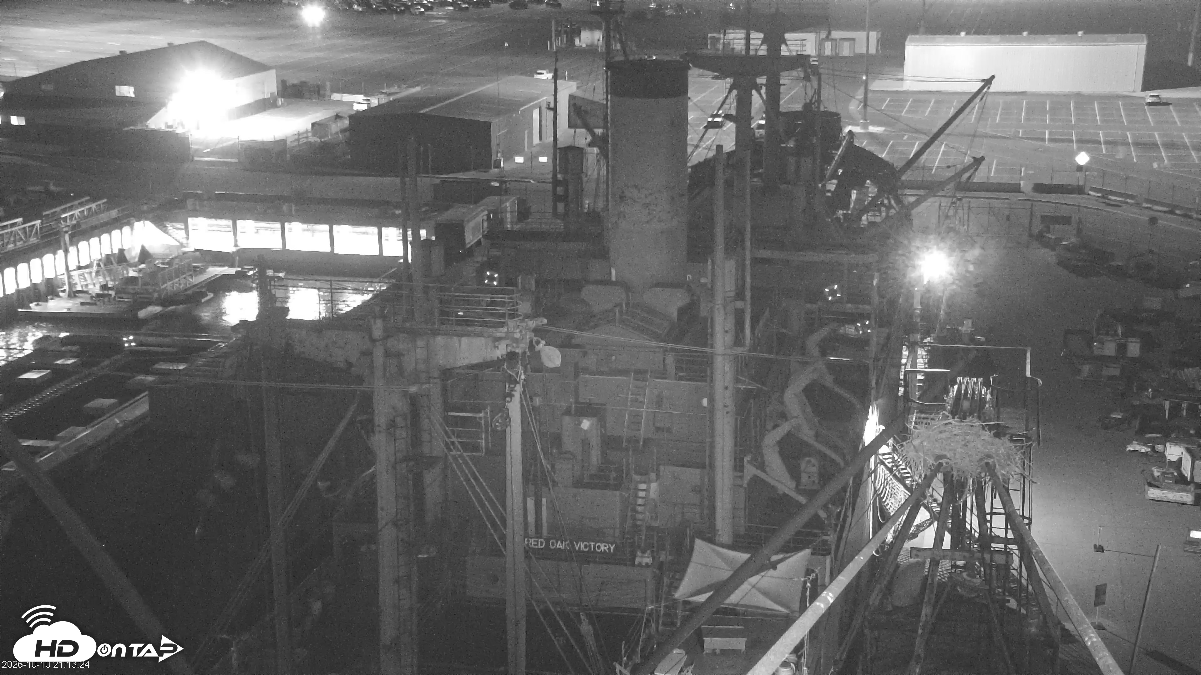 Snapshot of Golden Gate Ospreys Live Crane Cam taken Oct 10, 2026, 9:14pm PDT