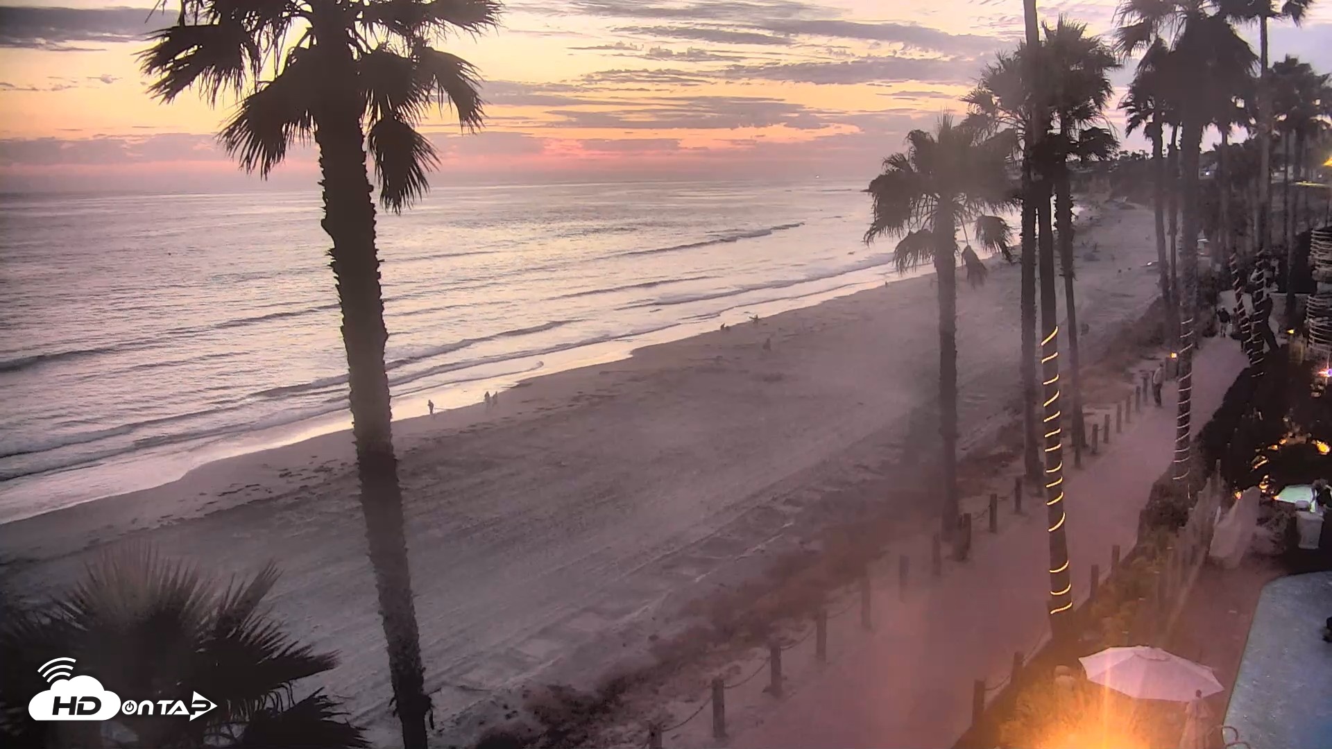 Snapshot of Pacific Beach Live Surf Webcam taken Jun 23, 2026, 8:18pm PDT