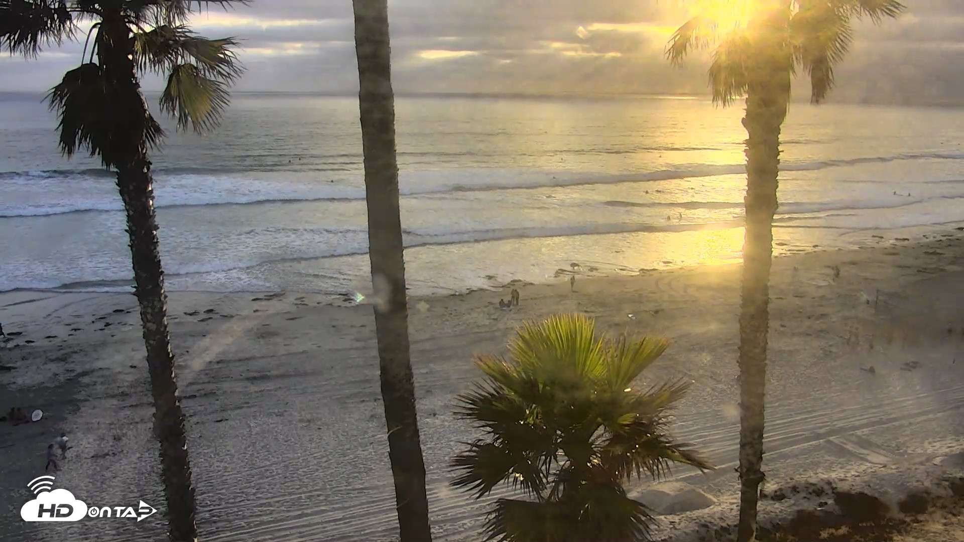 Snapshot of Pacific Beach Live Surf Webcam taken Jul 30, 2026, 7:12pm PDT