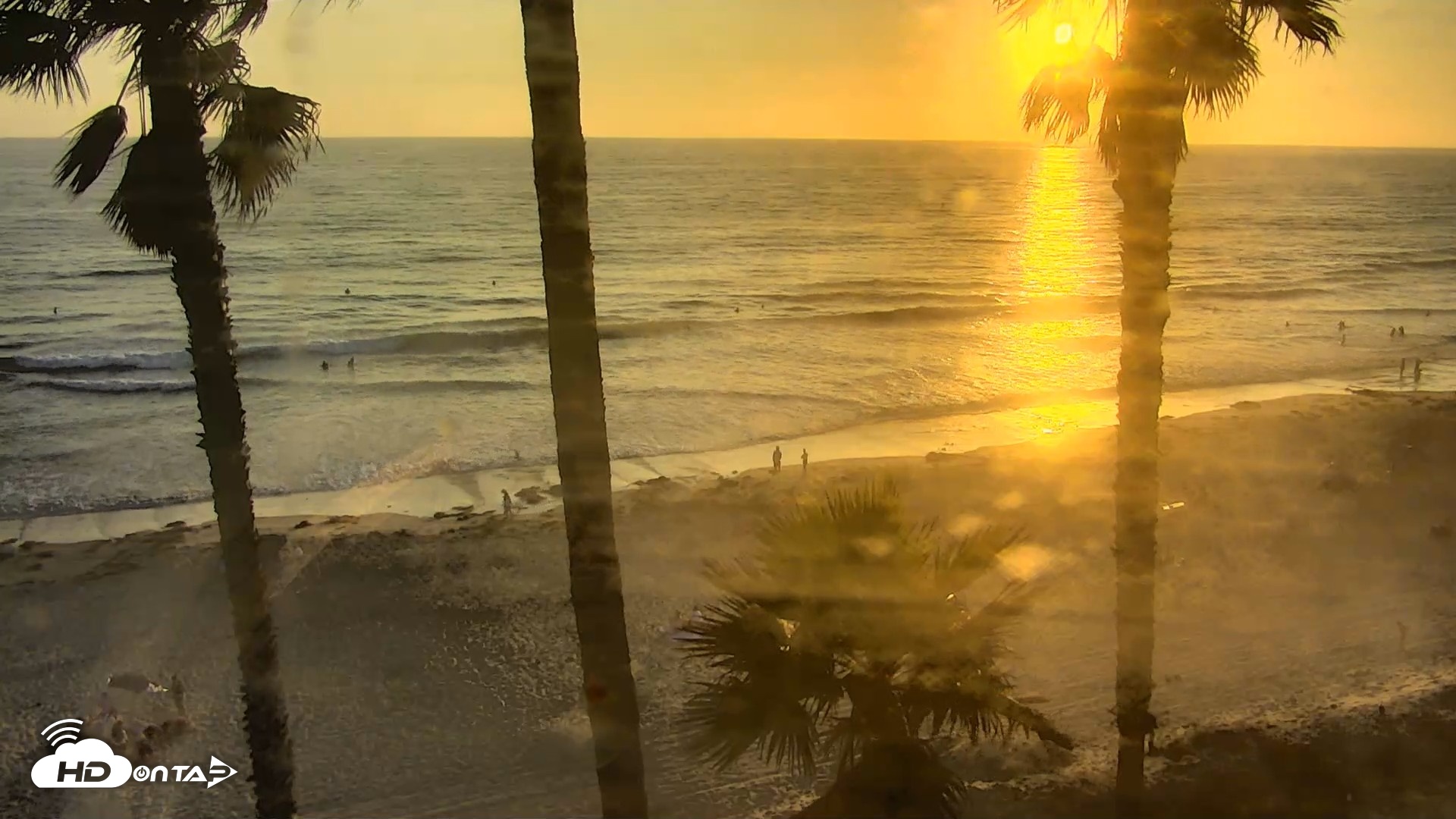 Snapshot of Pacific Beach Live Surf Webcam taken Aug 8, 2026, 7:16pm PDT