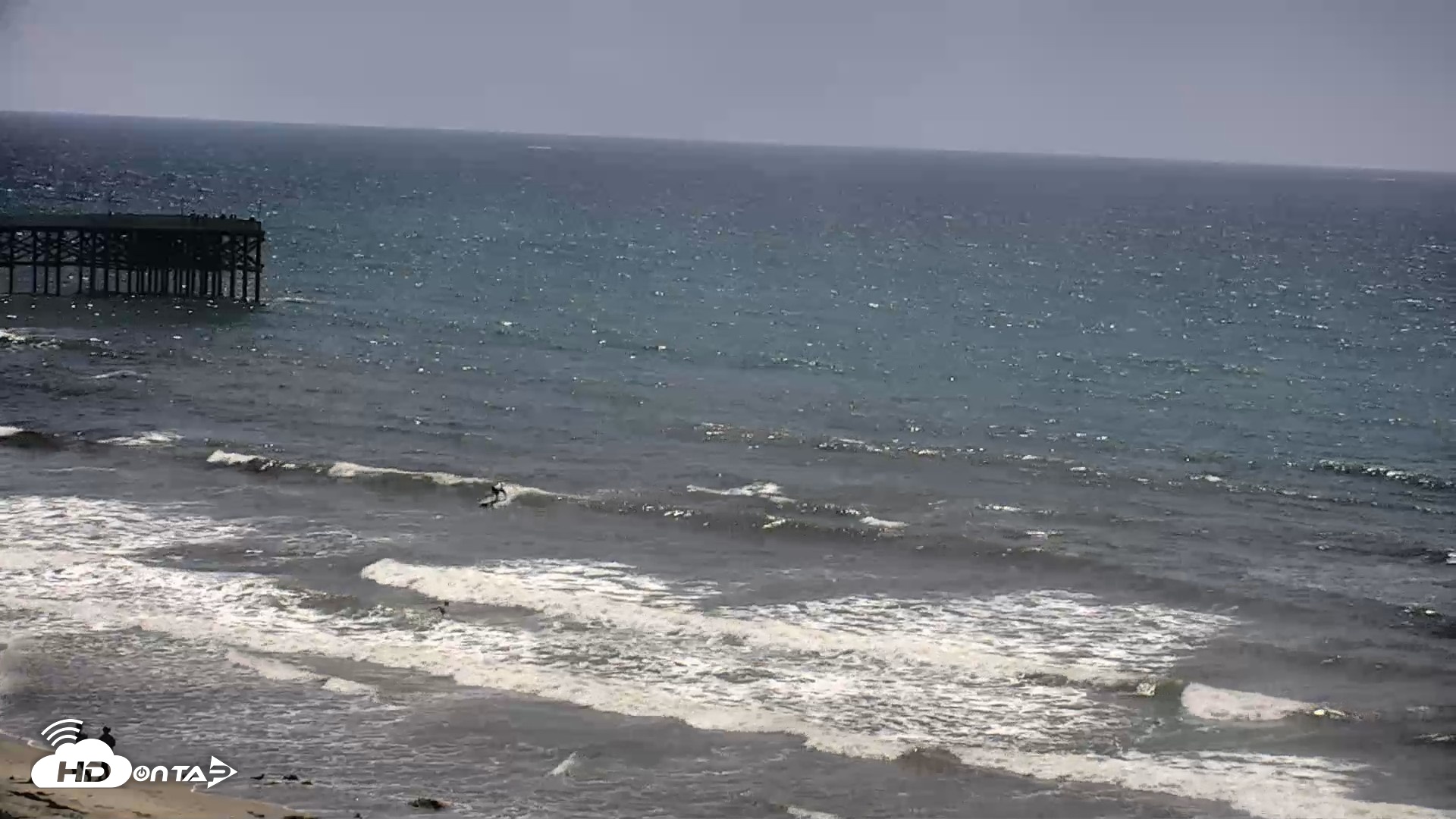 Snapshot of Pacific Beach Live Surf Webcam taken Sep 1, 2026, 1:50pm PDT
