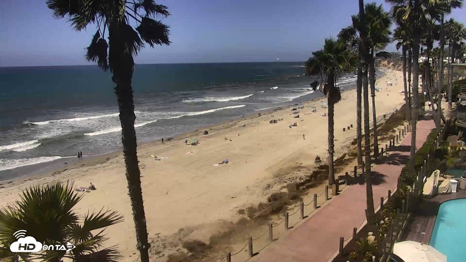Snapshot of Pacific Beach Live Surf Webcam taken Sep 1, 2026, 12:51pm PDT