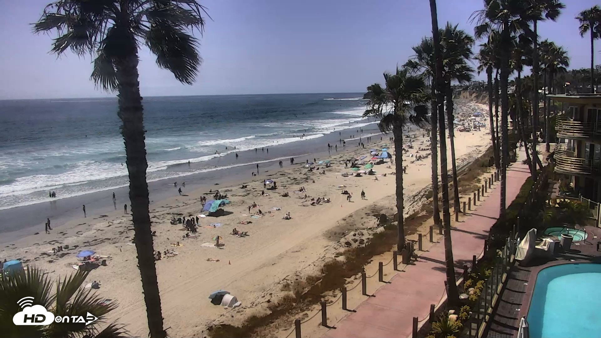 Snapshot of Pacific Beach Live Surf Webcam taken Jun 7, 2026, 2:51pm PDT