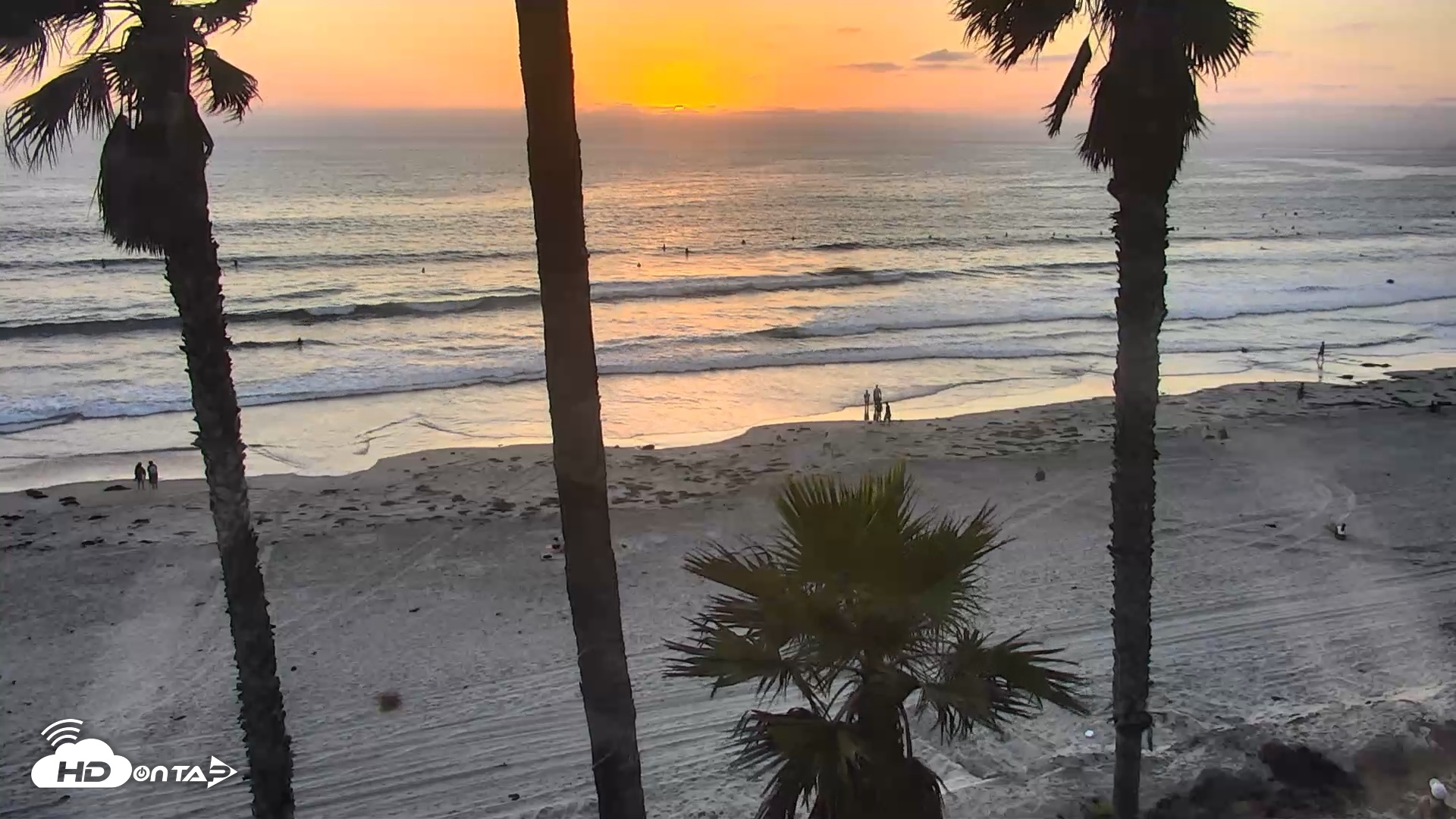 Snapshot of Pacific Beach Live Surf Webcam taken Sep 24, 2026, 6:36pm PDT