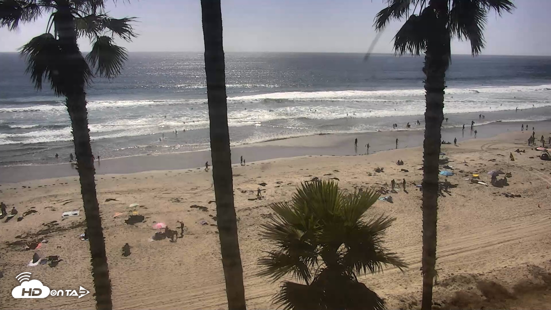 Snapshot of Pacific Beach Live Surf Webcam taken Jul 28, 2026, 4:06pm PDT