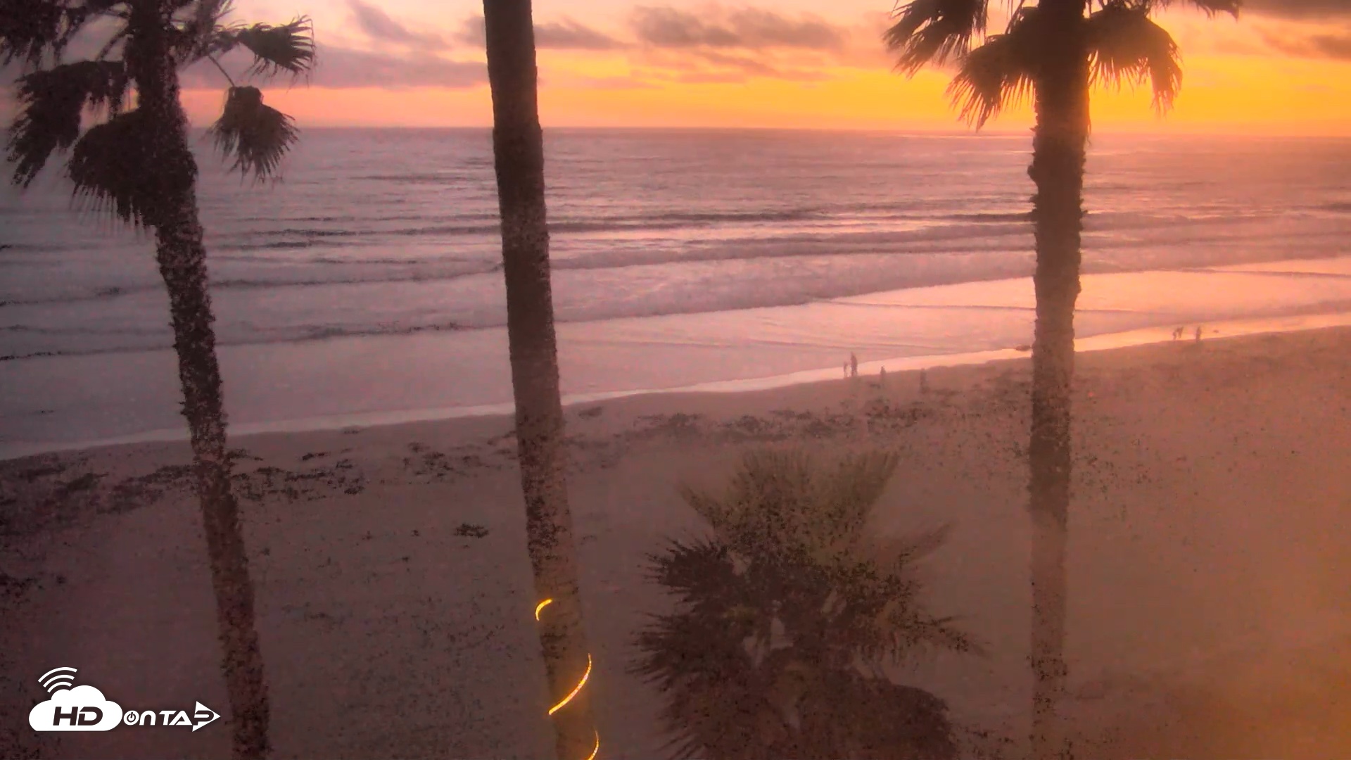 Snapshot of Pacific Beach Live Surf Webcam taken Jul 22, 2026, 8:26pm PDT