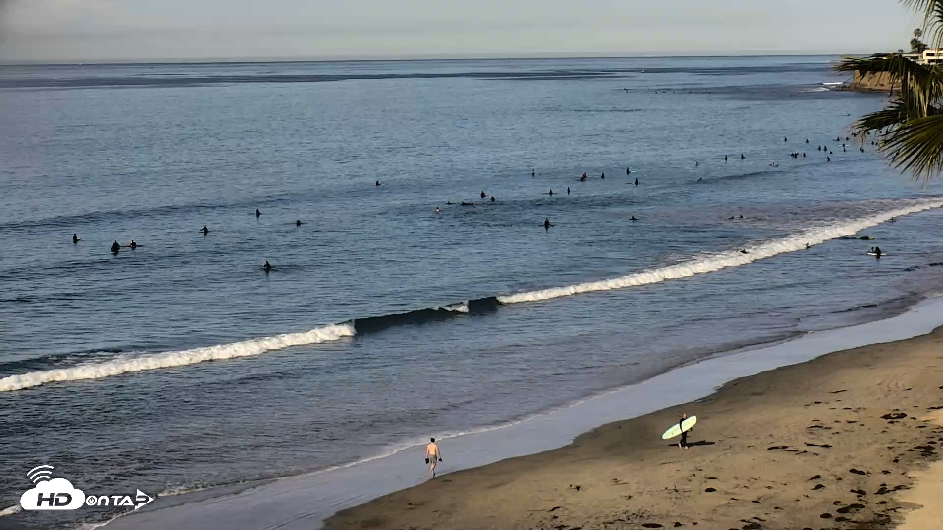 Snapshot of Pacific Beach Live Surf Webcam taken Jan 18, 2026, 10:30am PST