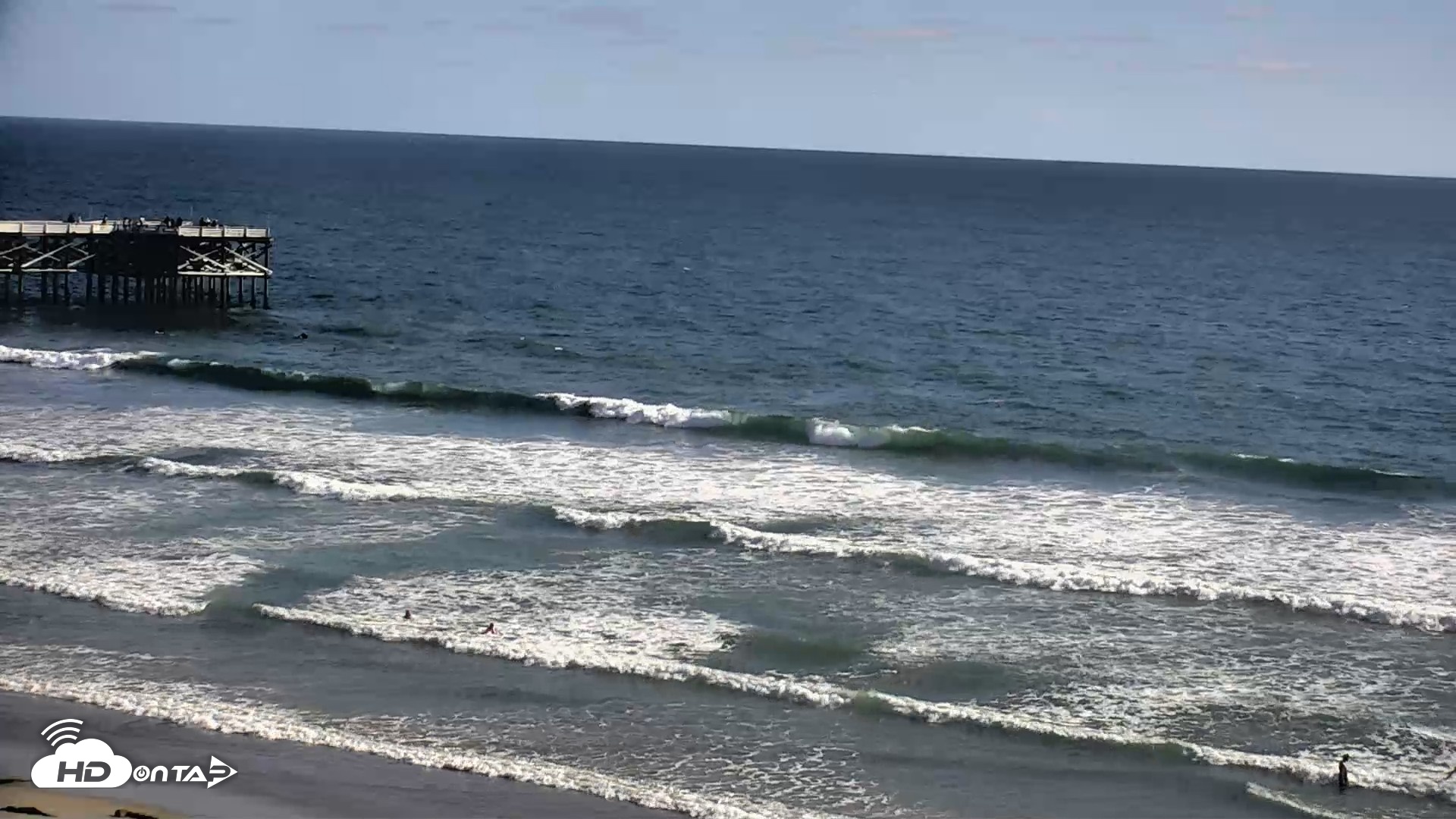 Snapshot of Pacific Beach Live Surf Webcam taken Jun 20, 2026, 5:33pm PDT
