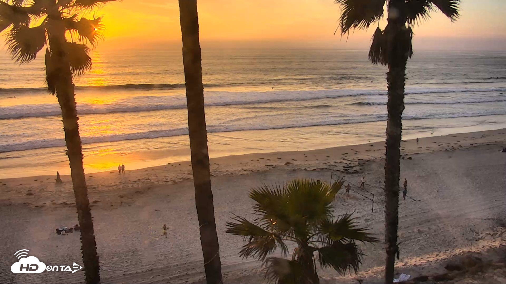 Snapshot of Pacific Beach Live Surf Webcam taken Nov 2, 2025, 4:45pm PST