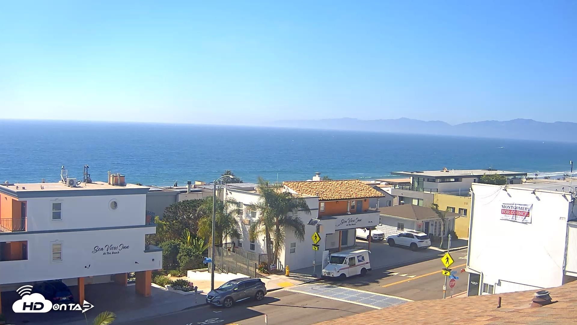 Snapshot of Sea View Inn Manhattan Beach Live Webcam taken Oct 8, 2026, 2:44pm PDT